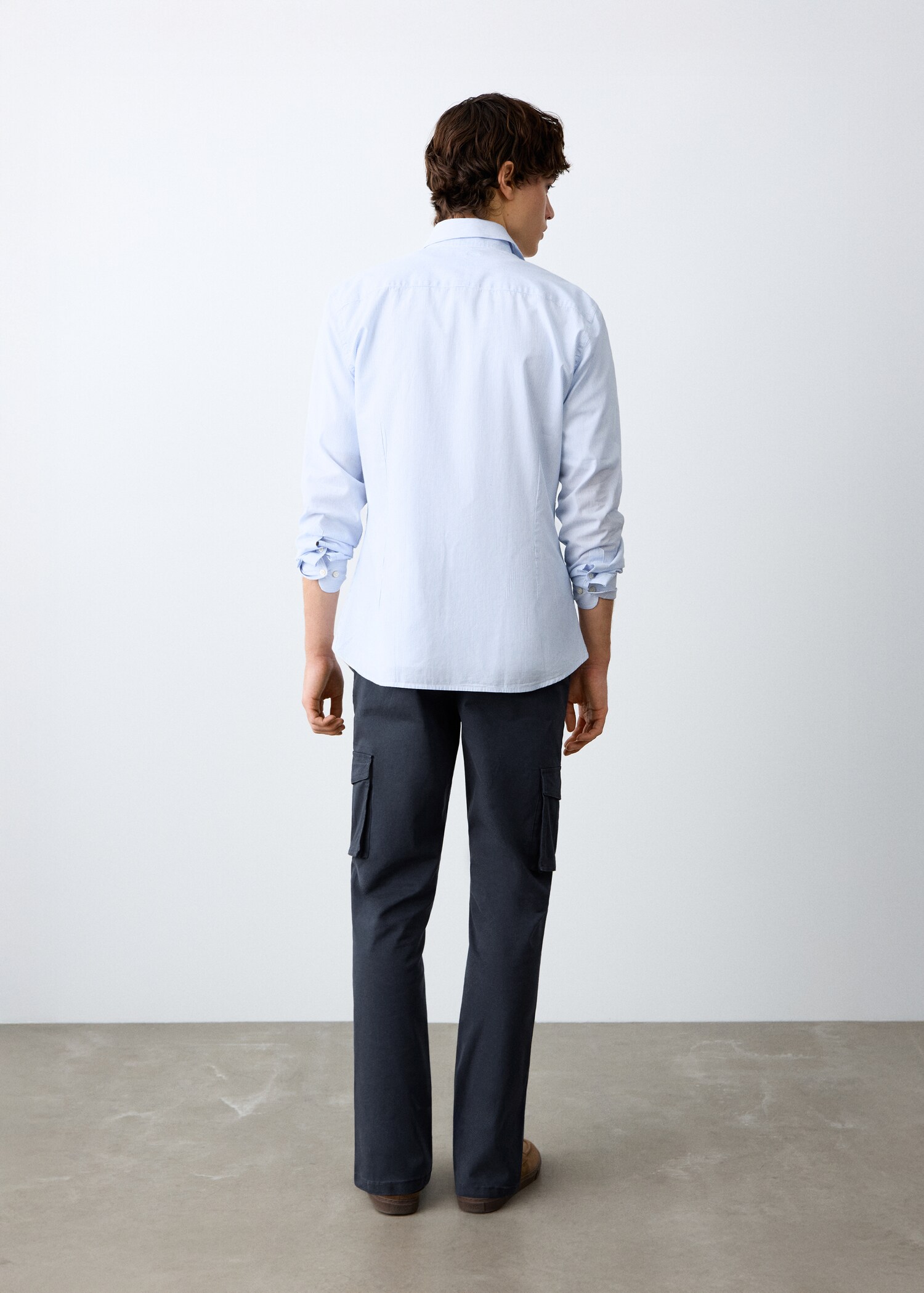 Pantalon droit cargo - Verso de l’article