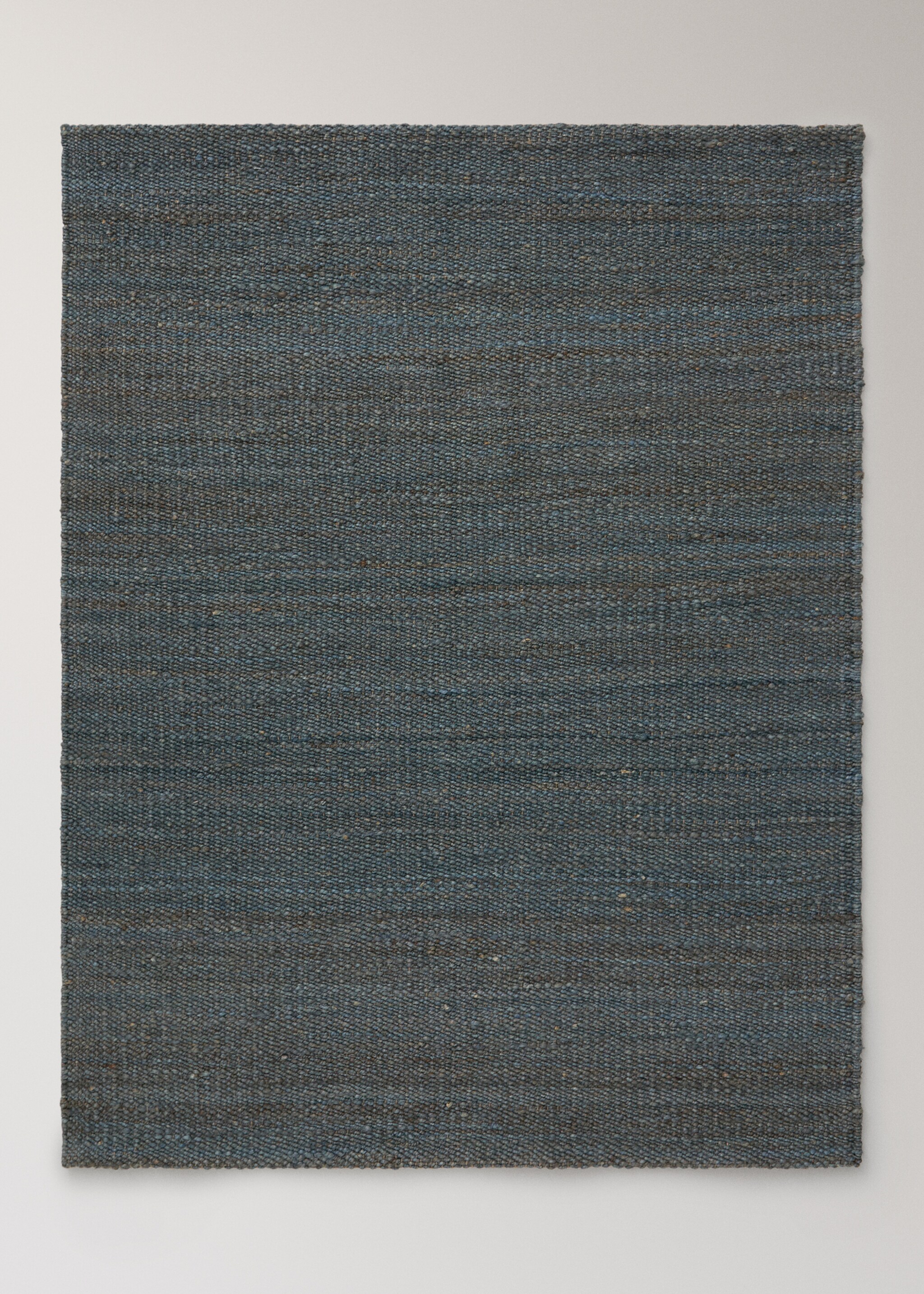 Braided jute rug - Article without model, Blue. Ref: 27001518-00.