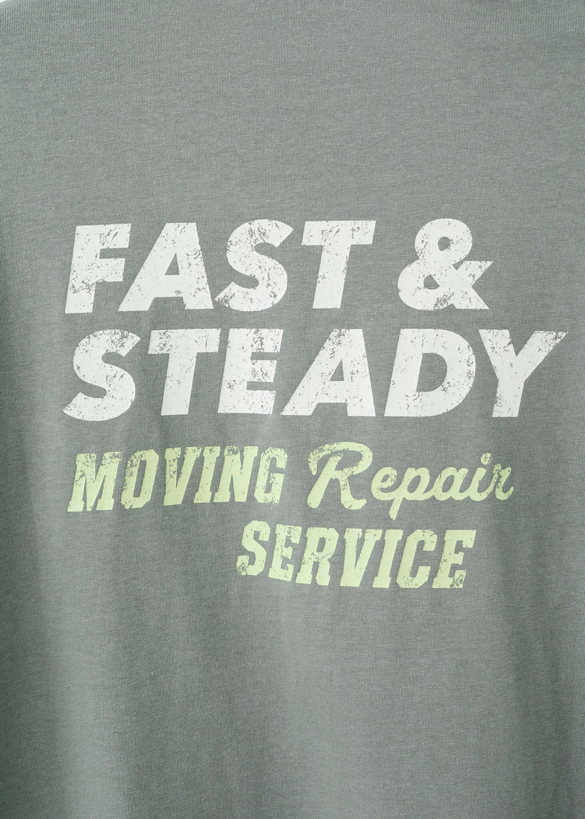 T-shirt coton imprimé - Détail de l'article 0, Vert. Ref: 27001519-00.