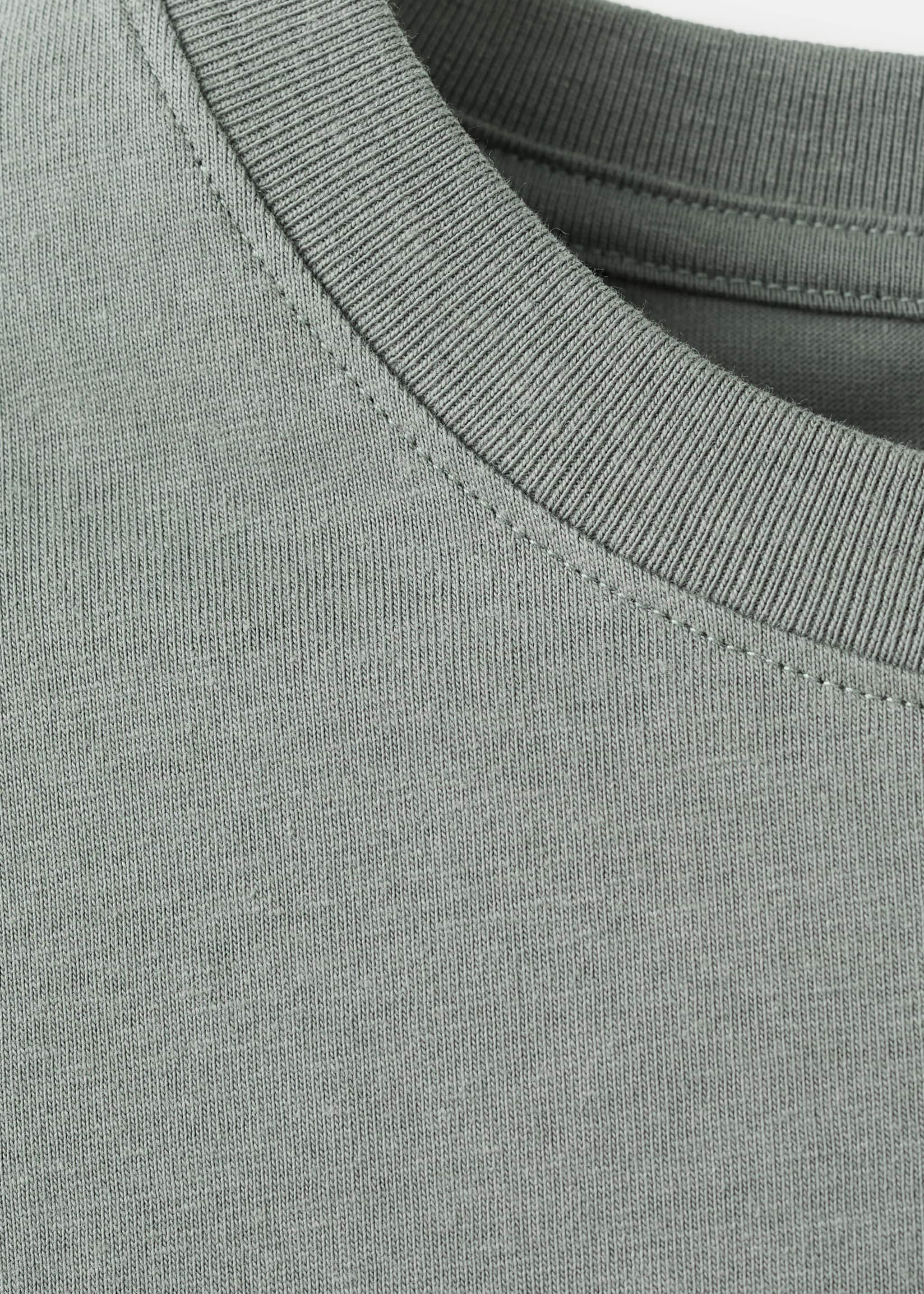 T-shirt coton imprimé - Détail de l'article 8, Vert. Ref: 27001519-00.