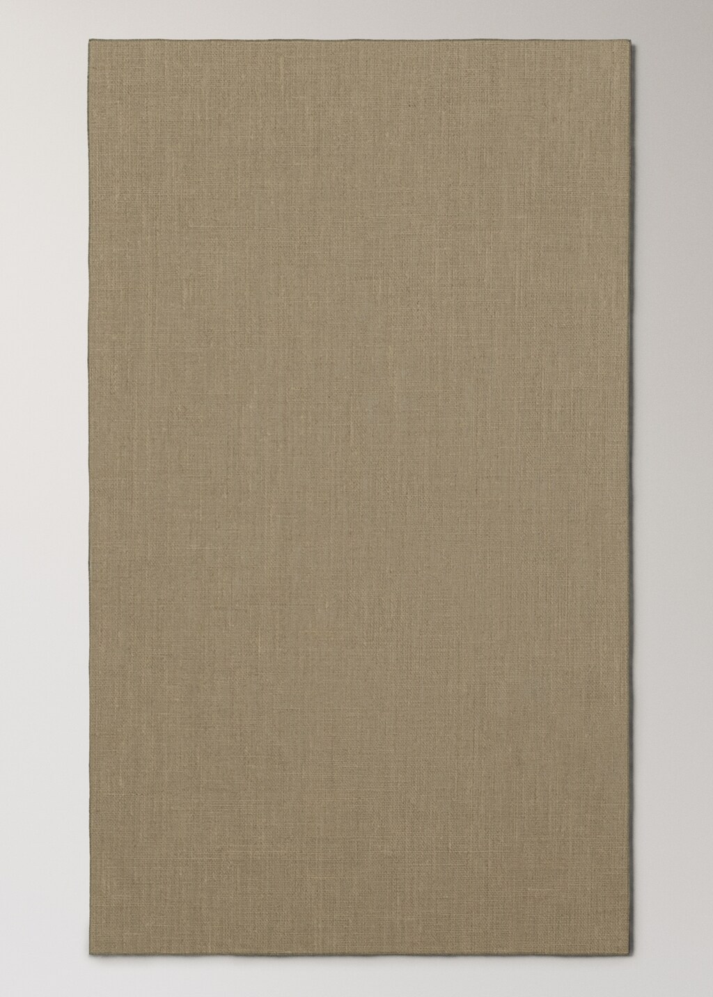 100% resin-coated linen tablecloth with contrasting overlock for 6 to 8 diners