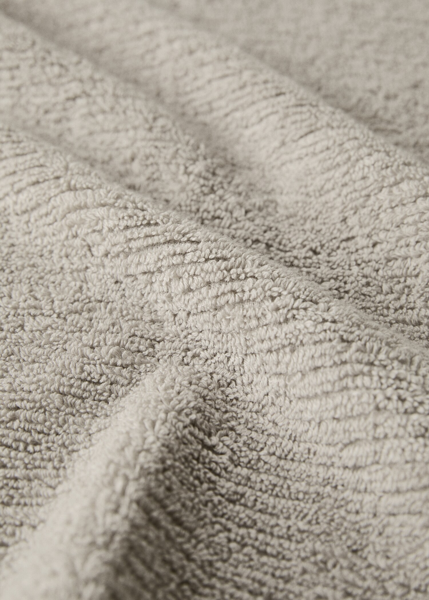 Textured bath towel with fringes - Details of the article 1