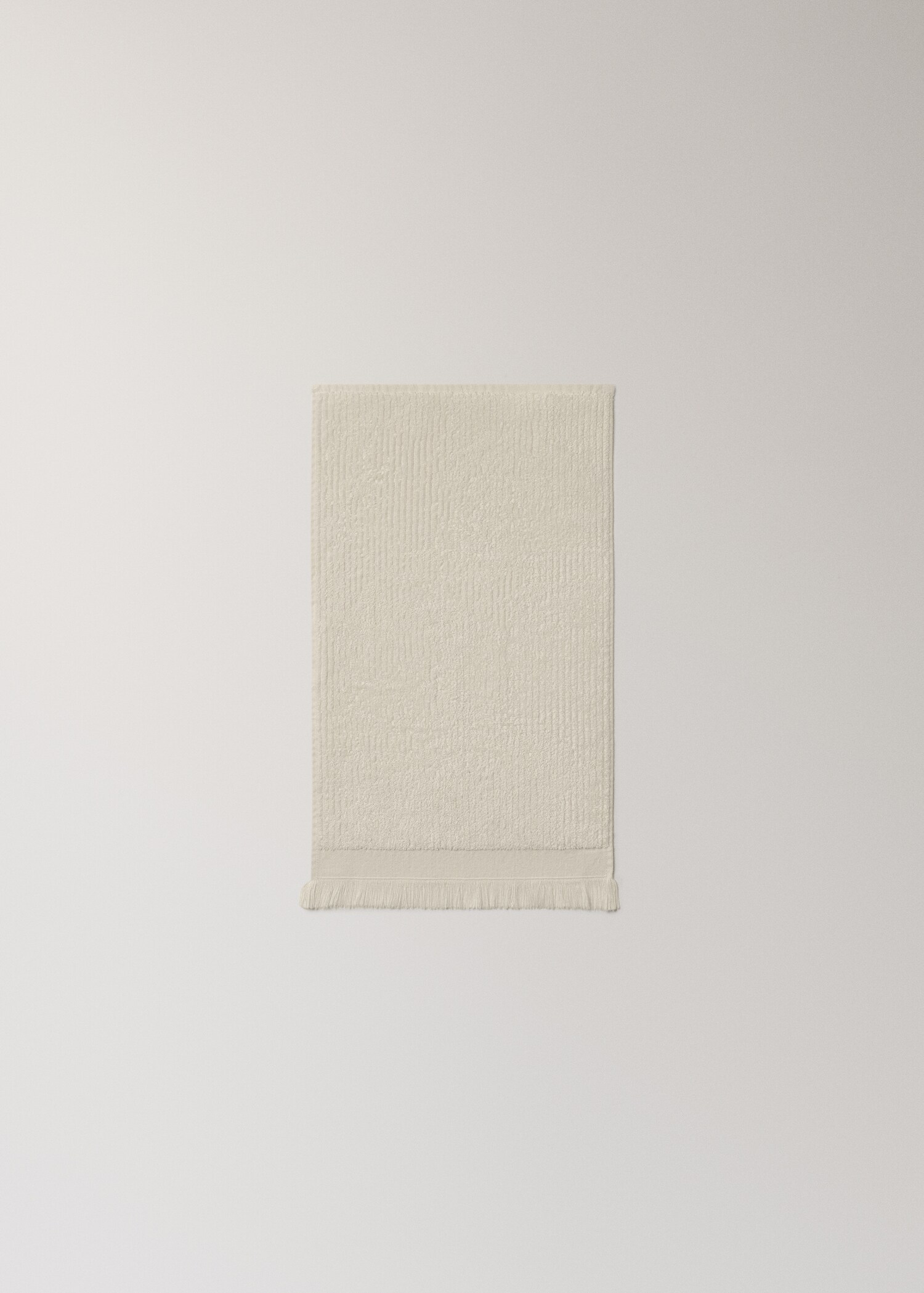 Textured guest towel with fringes - Details of the article 3