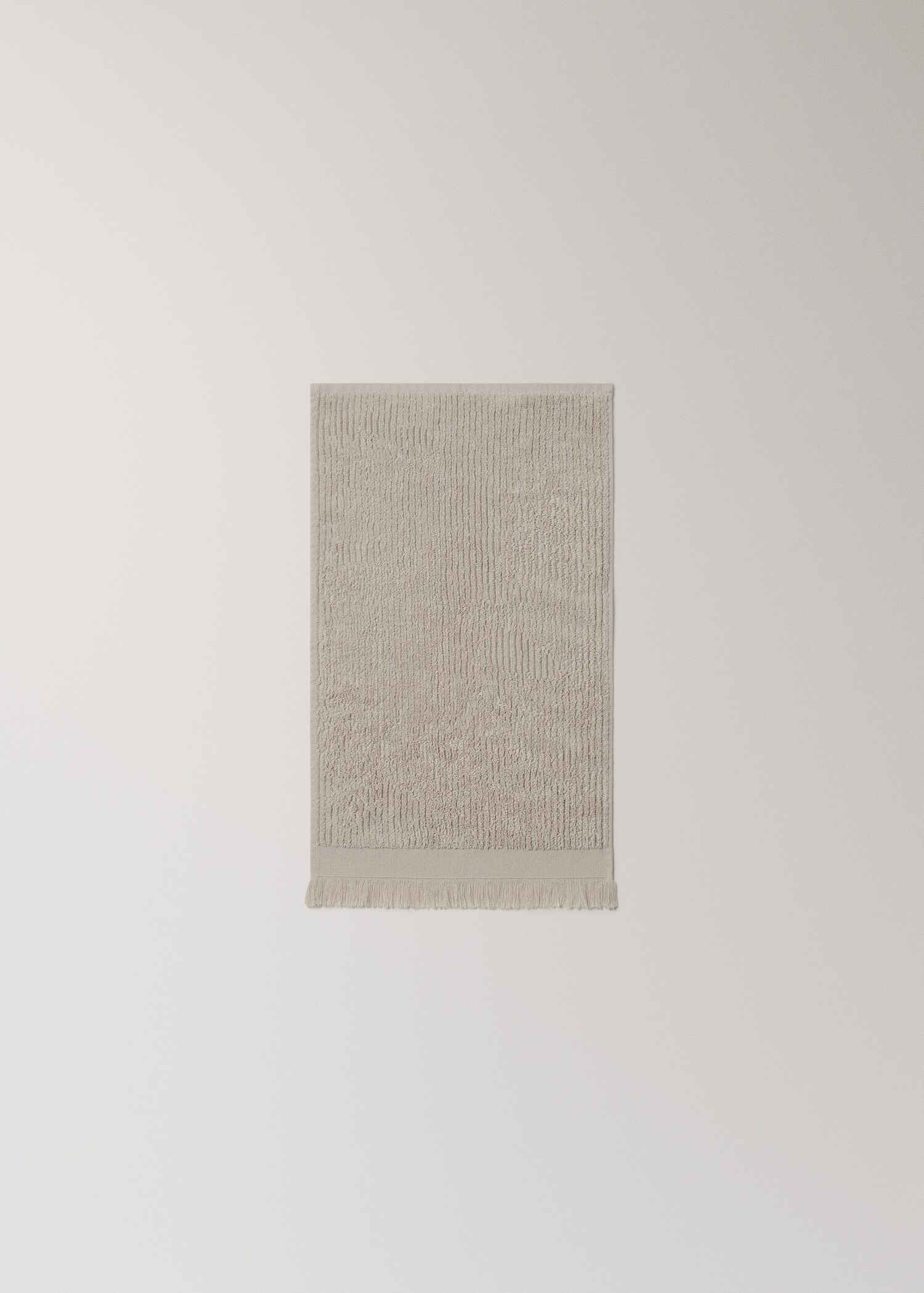 Textured guest towel with fringes - Details of the article 3