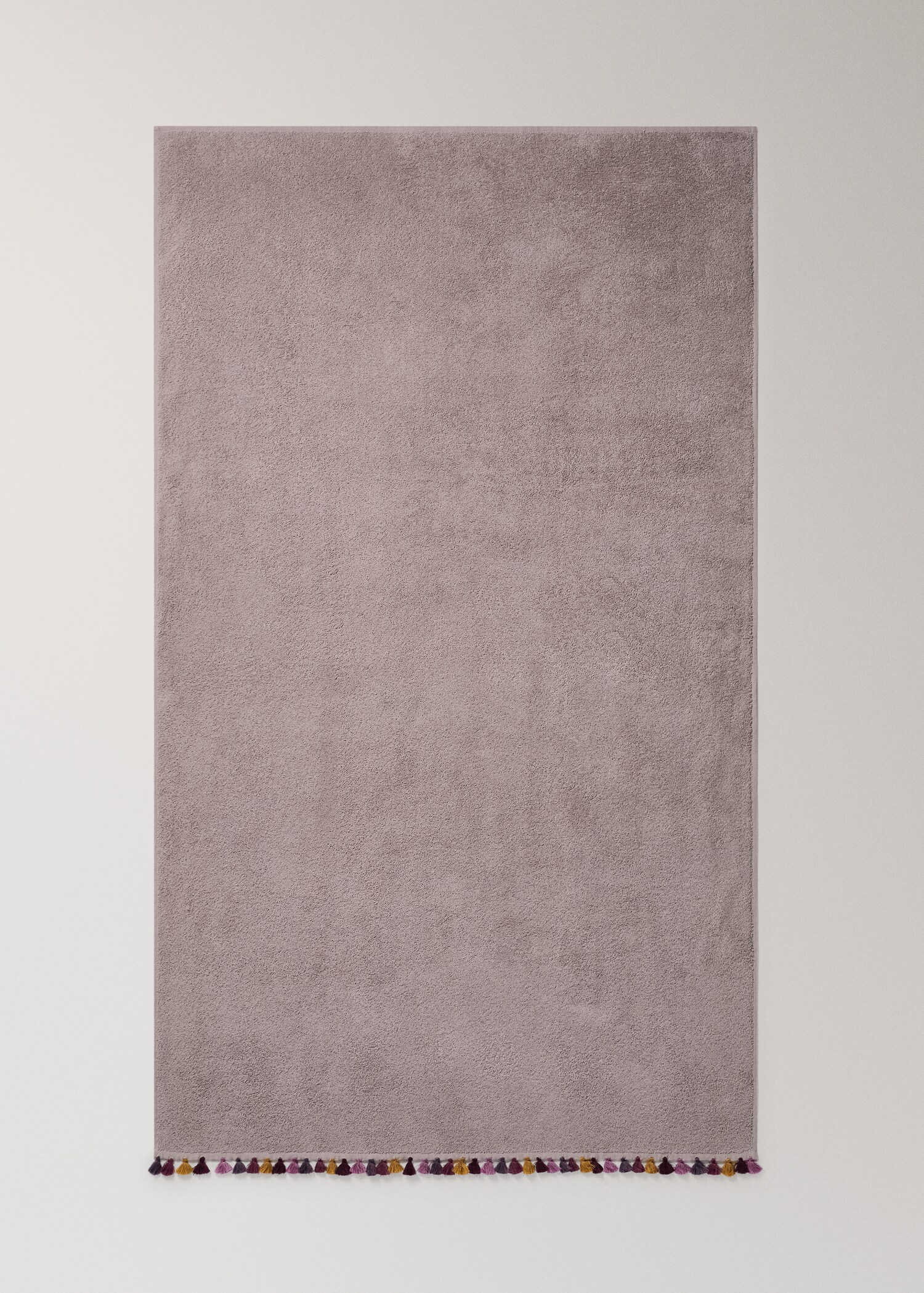 Tovallola bany cotó ris detall pompó - Detall de l'article 3