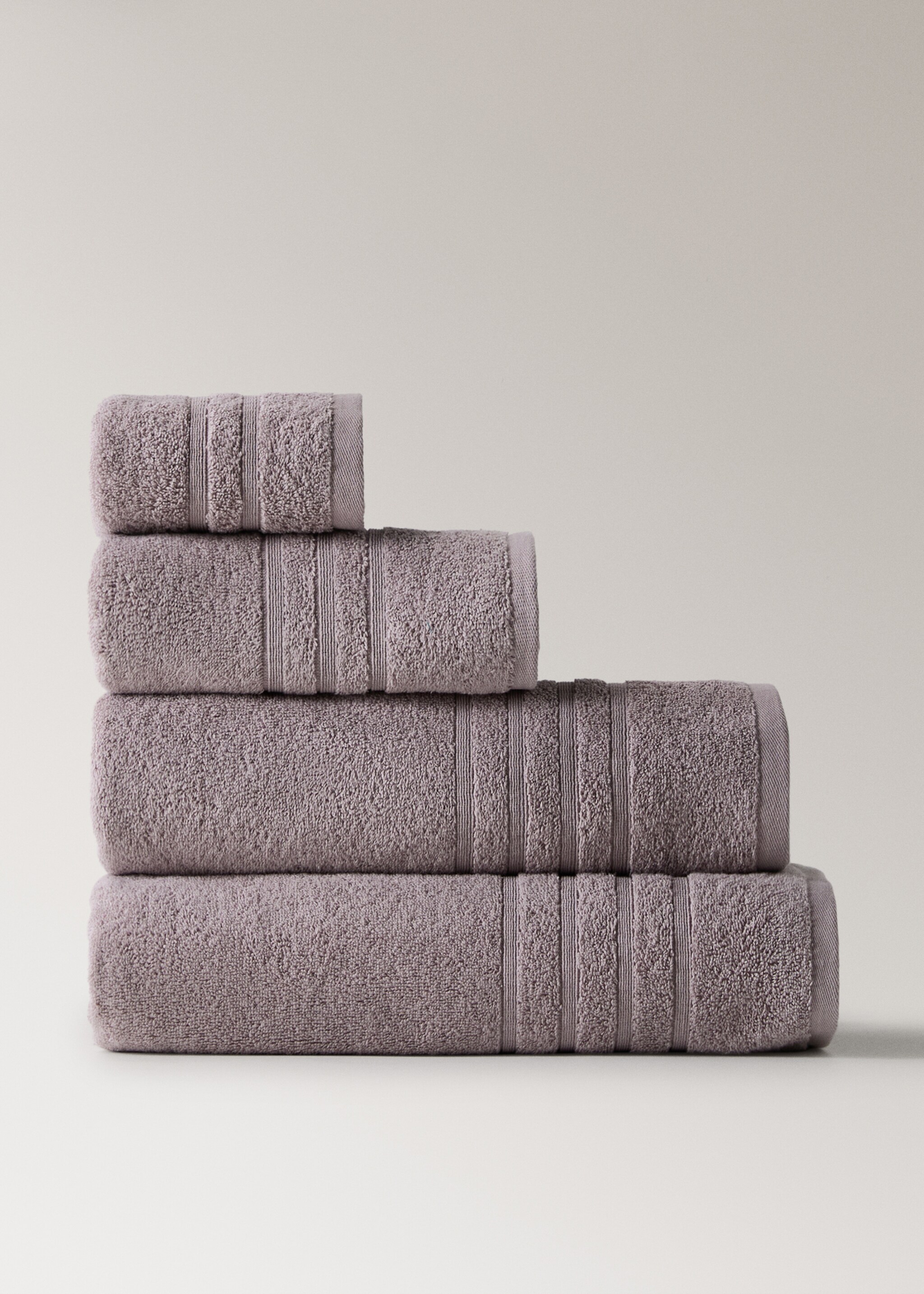 Frottee-Duschtuch aus Baumwolle - Artikel ohne Model, Lavendell. Ref: 27001591-00.