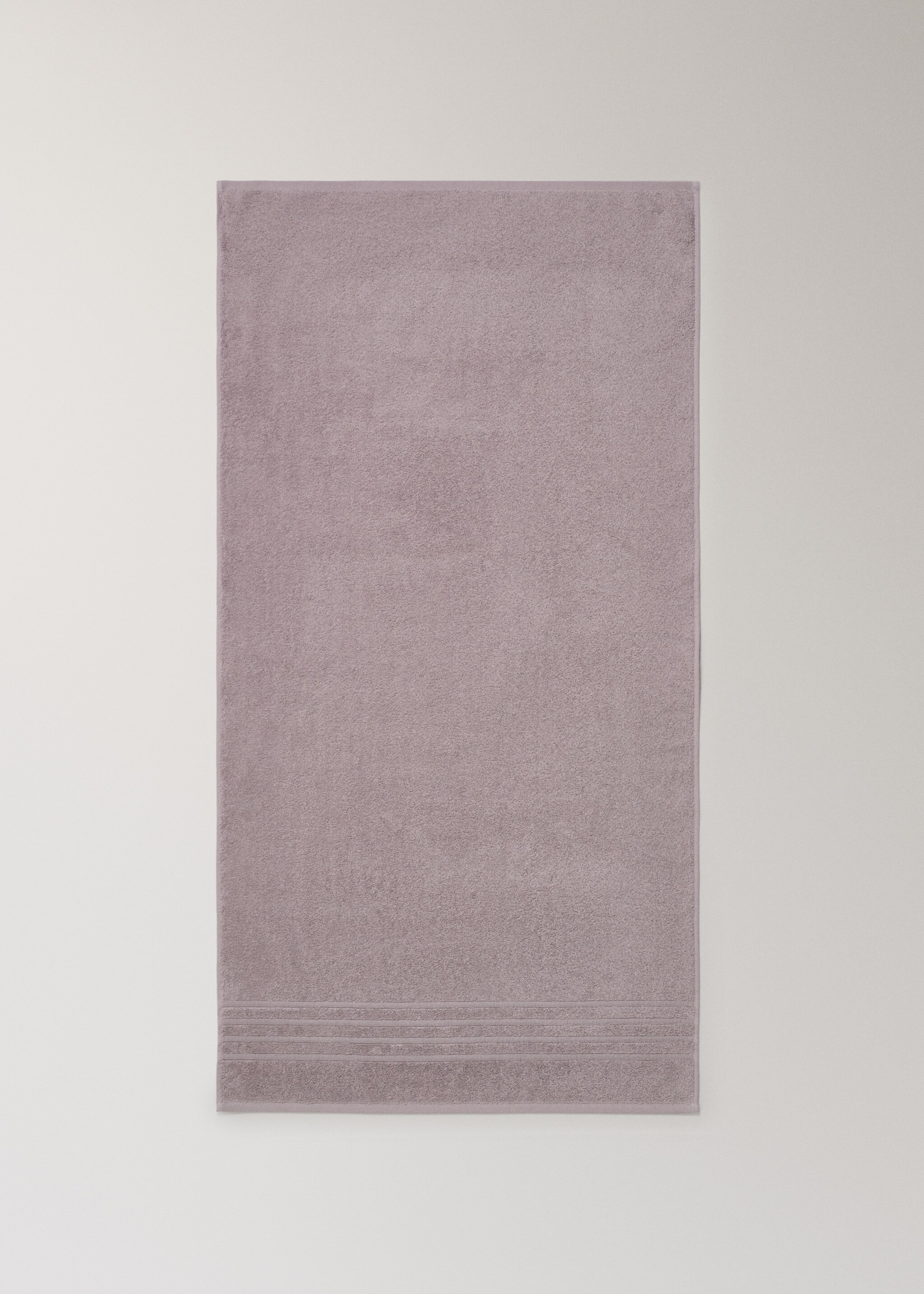 Frottee-Duschtuch aus Baumwolle - Detail des Artikels 3, Lavendell. Ref: 27001591-00.