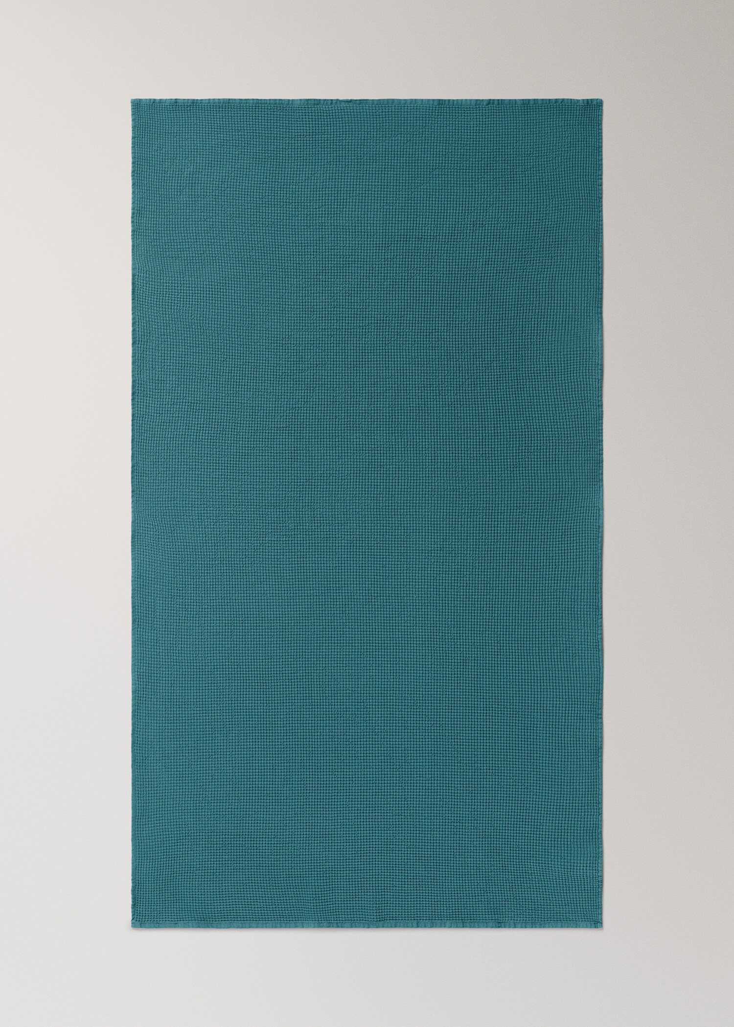 Cotton bath towel mini waffle garment-wash - Details of the article 3