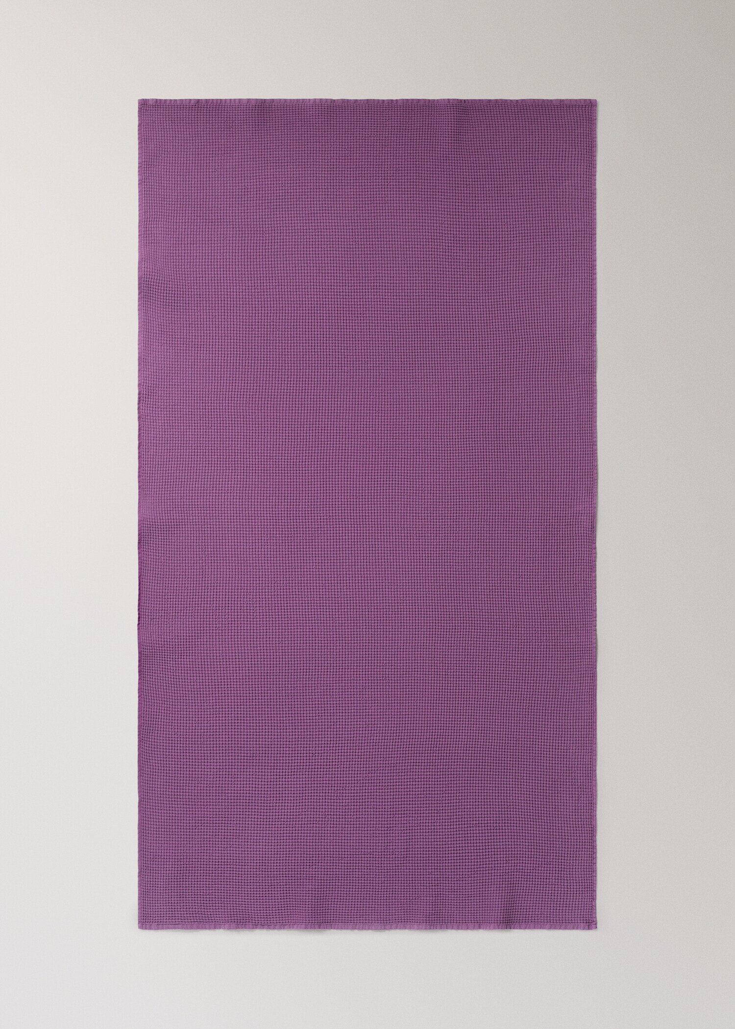 Cotton bath towel mini waffle garment-wash - Details of the article 3