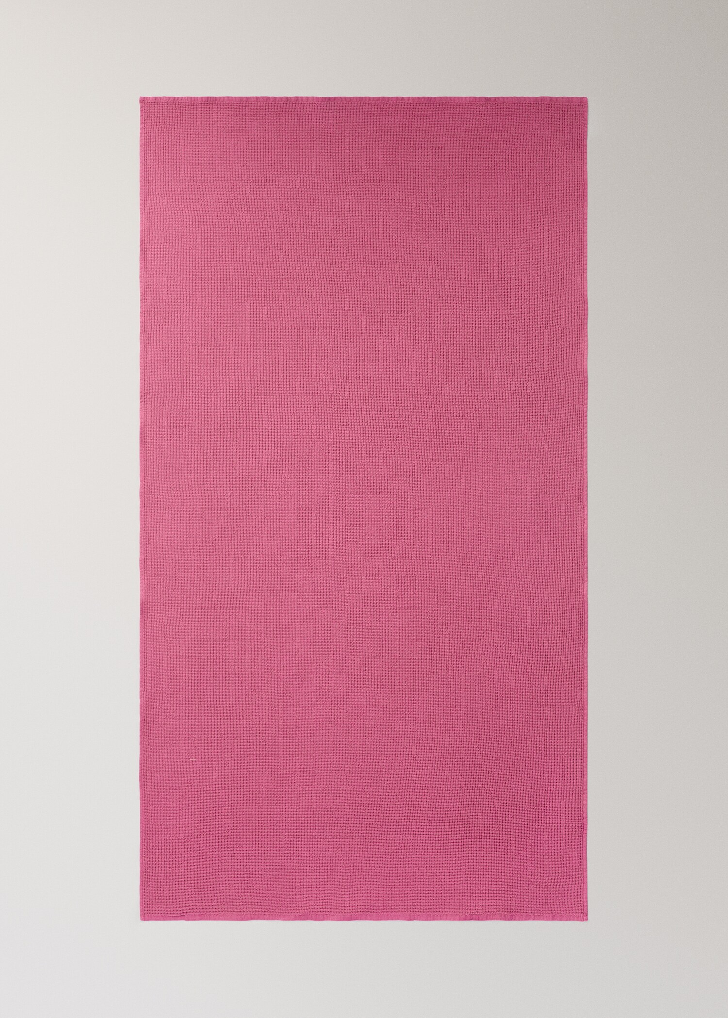 Cotton bath towel mini waffle garment-wash - Details of the article 3