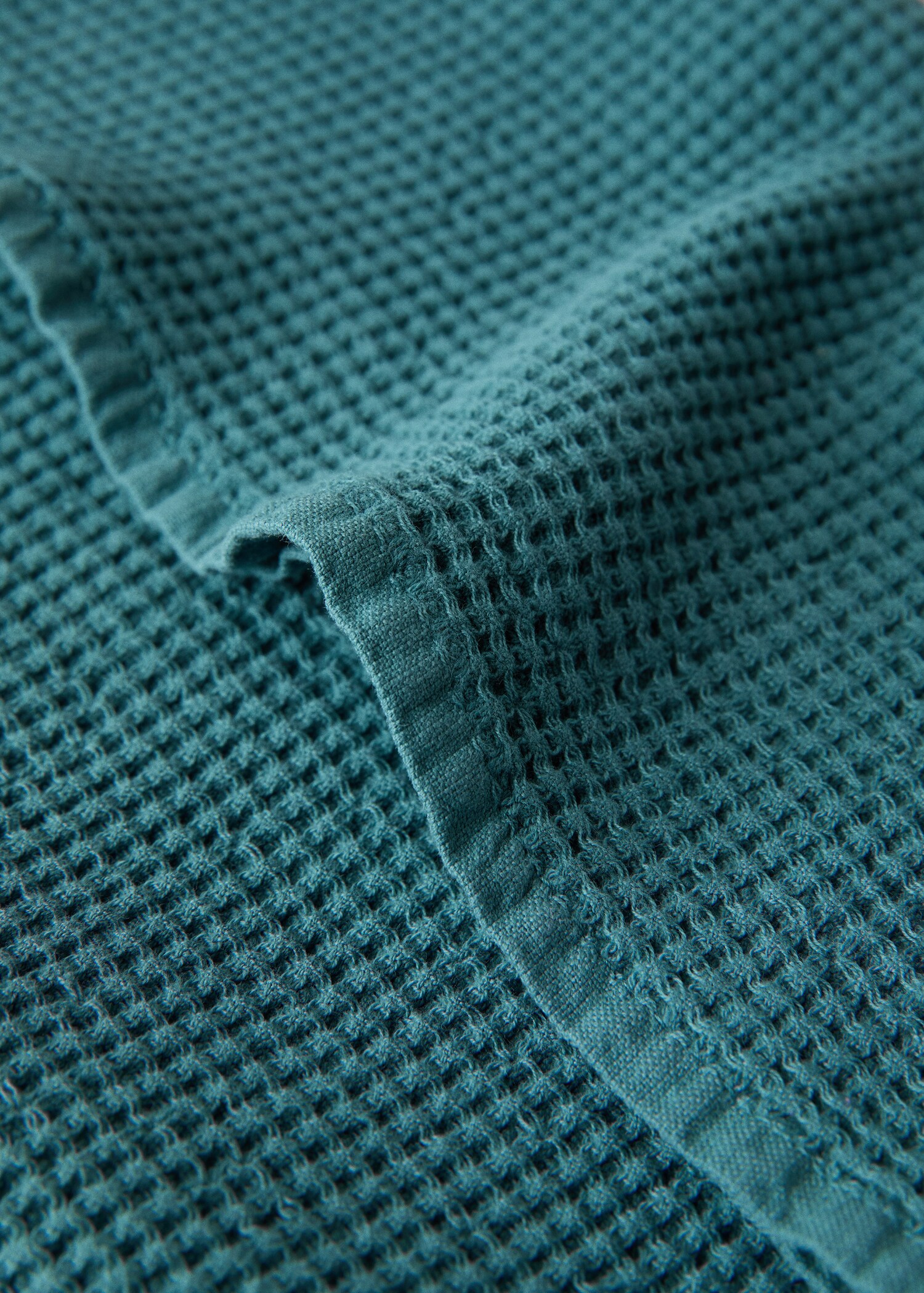 Cotton hand towel mini waffle garment-wash - Details of the article 1