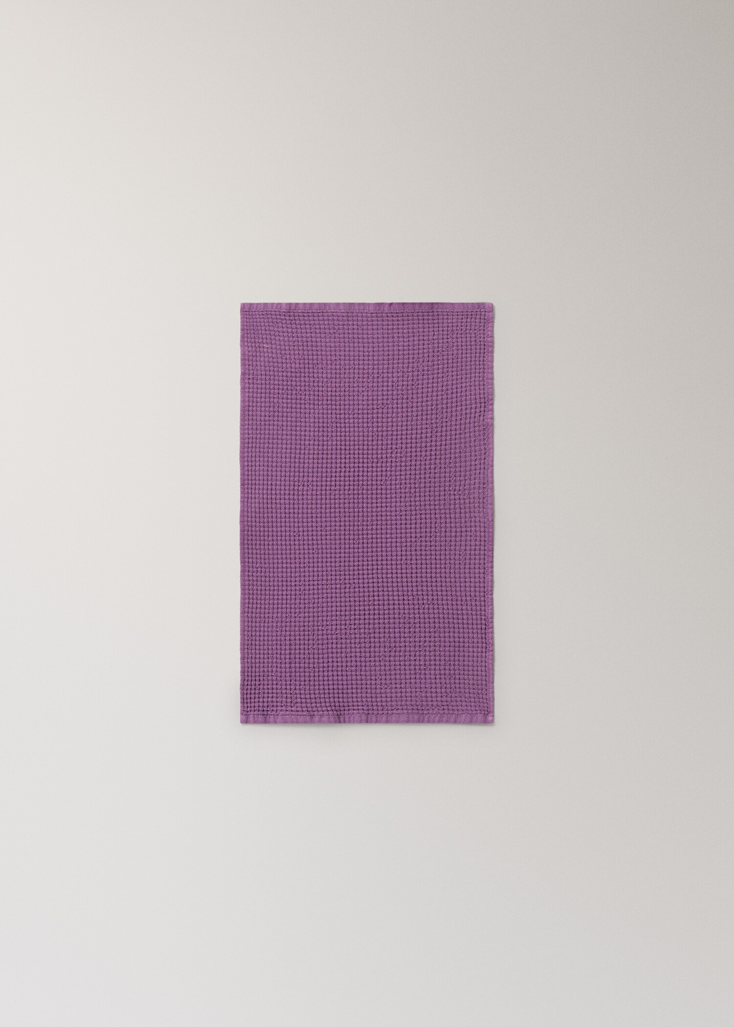 Cotton hand towel mini waffle garment-wash - Details of the article 3