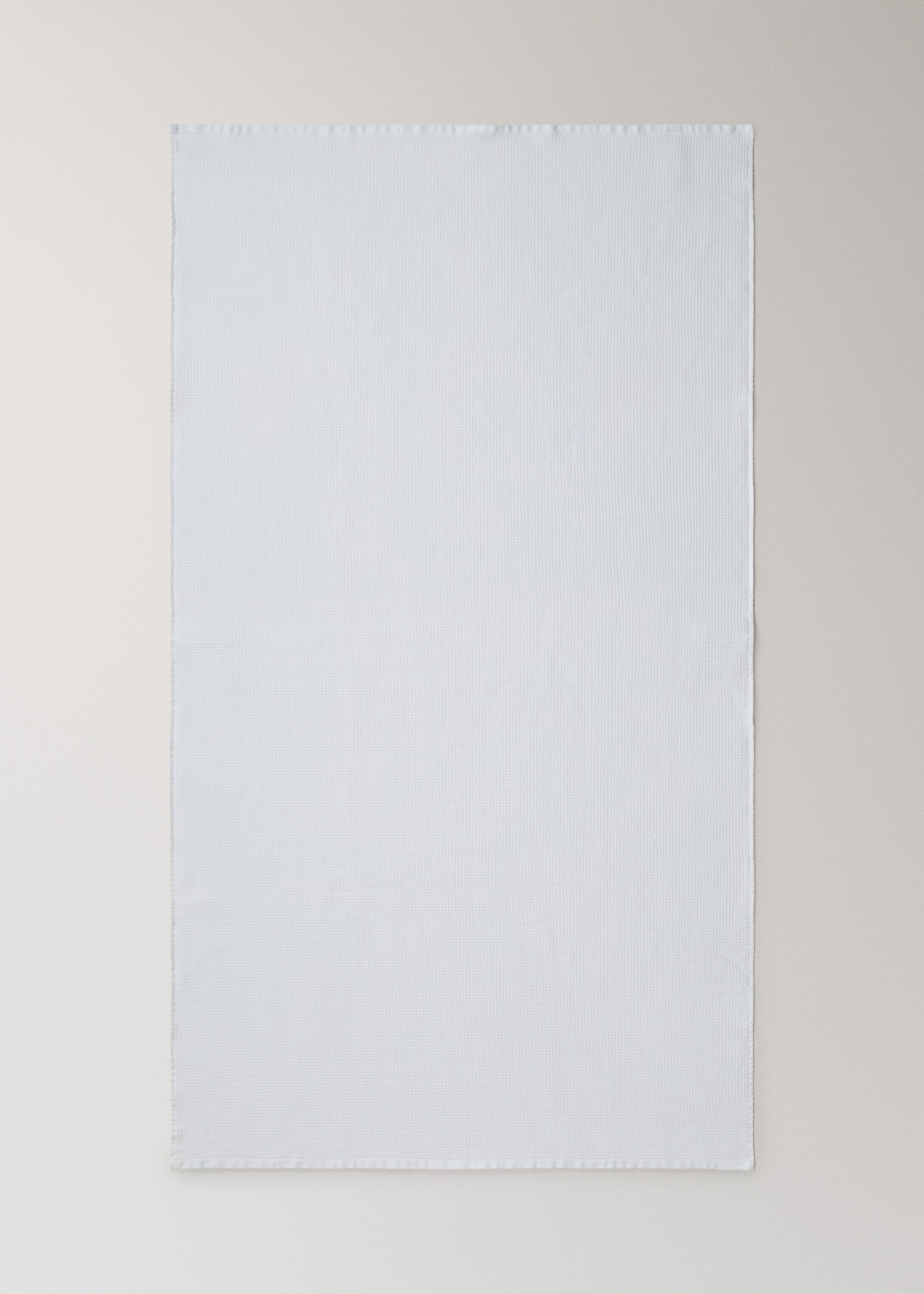 Drap de bain en coton réversible - Détail de l'article 3, Blanc cassé. Ref: 27001604-00.