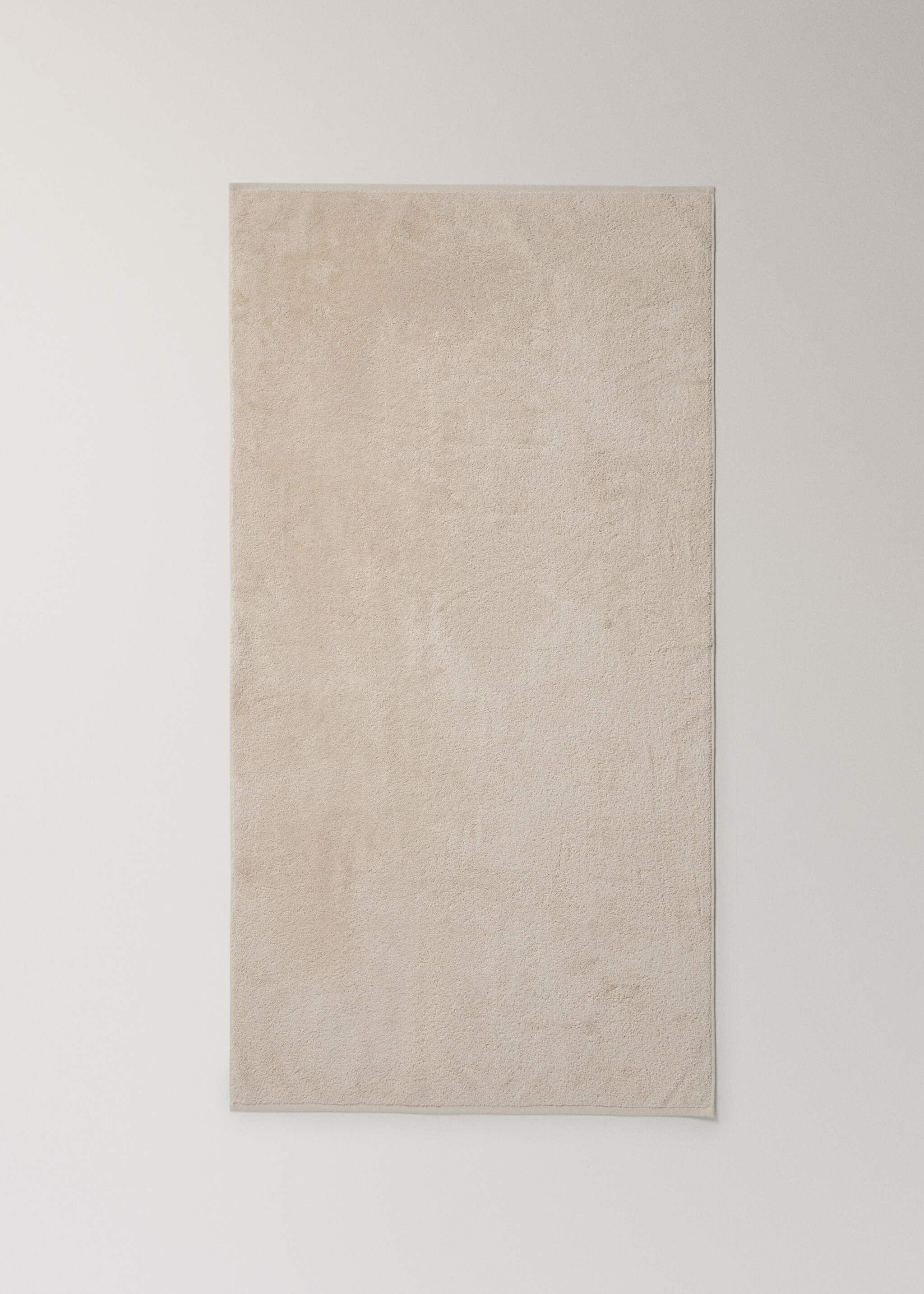 Duschtuch aus weicher Baumwolle - Detail des Artikels 3, Sandfarben. Ref: 27001607-00.