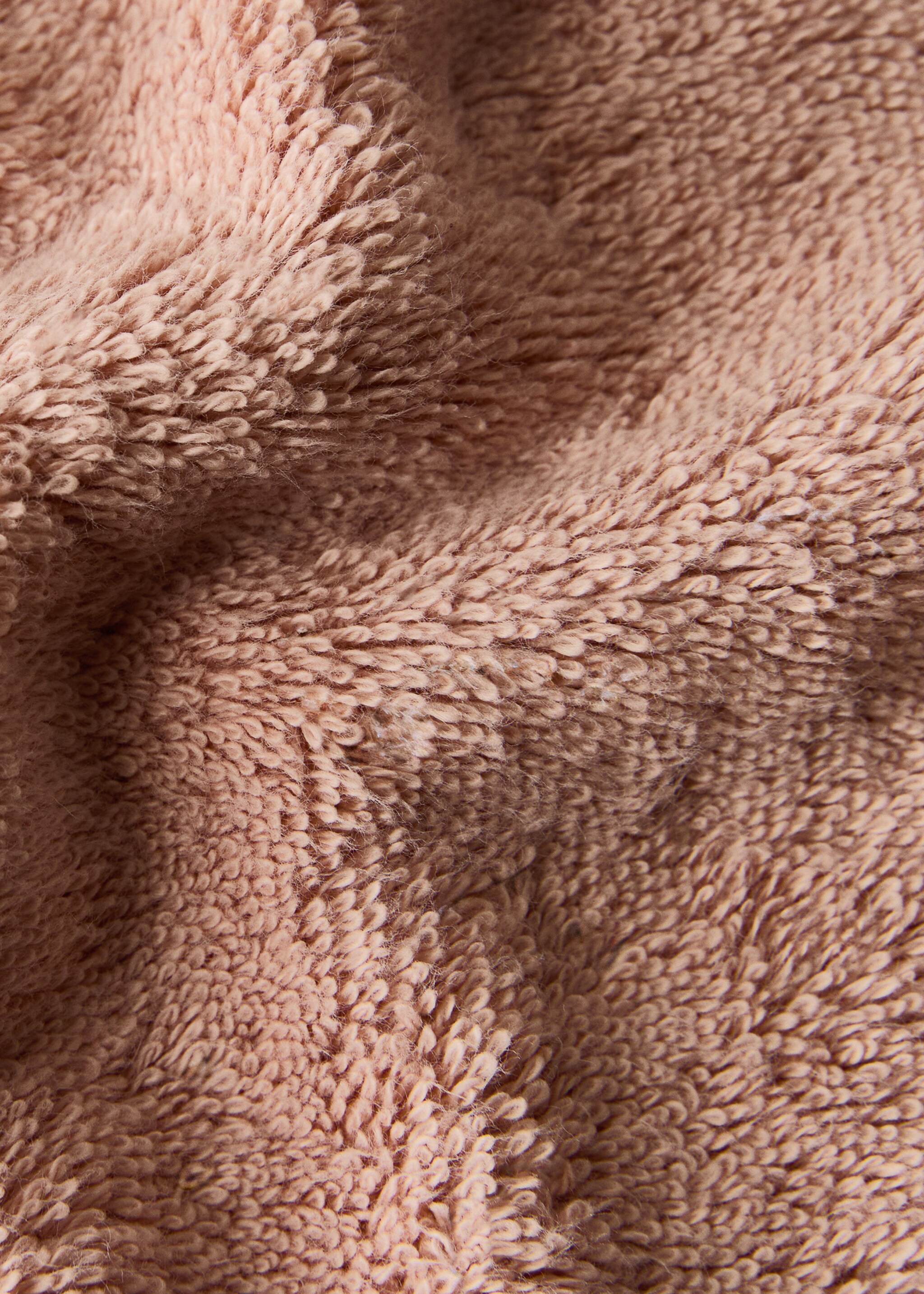 Duschtuch aus weicher Baumwolle - Detail des Artikels 1, Pfirsich. Ref: 27001607-00.