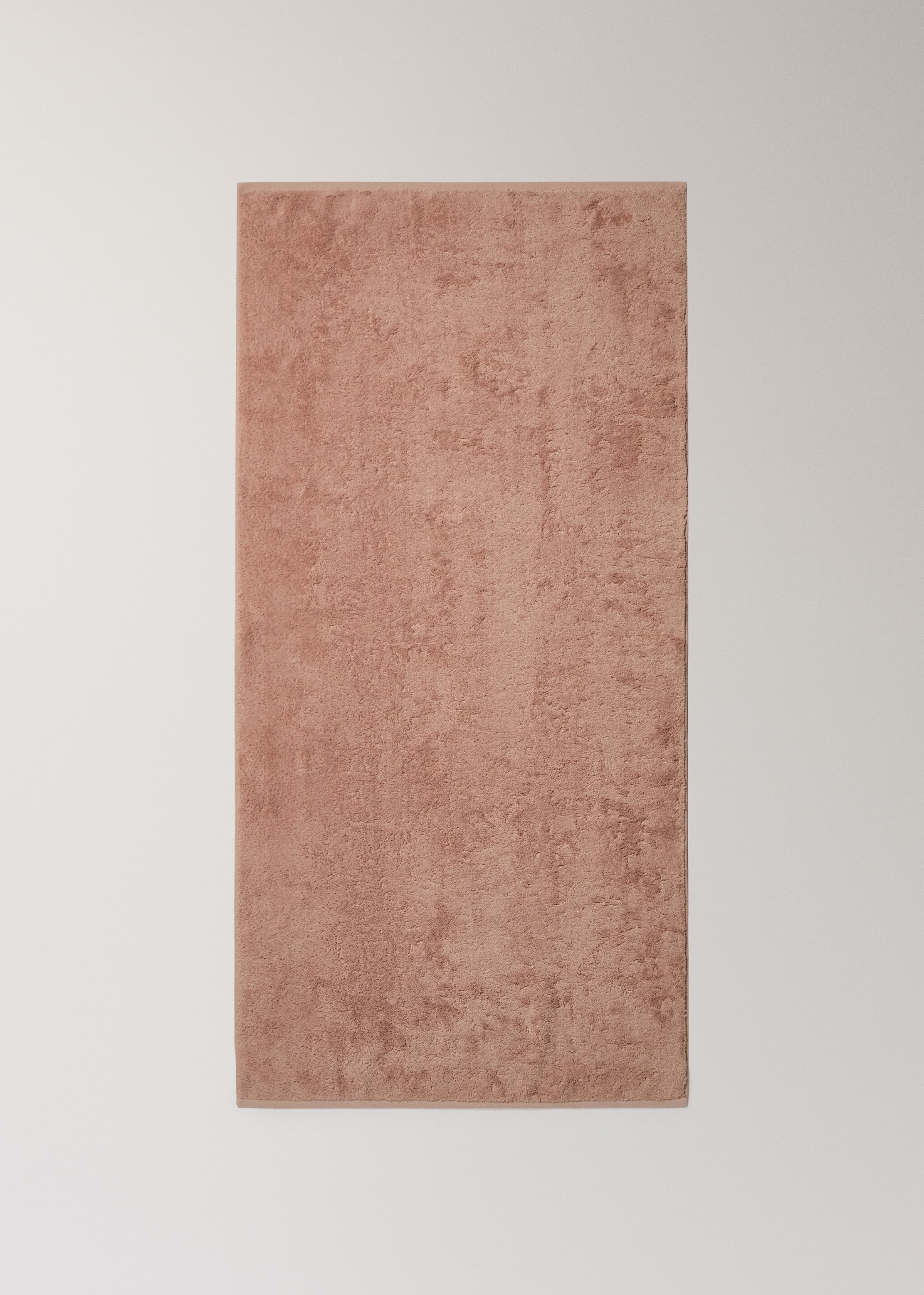 Duschtuch aus weicher Baumwolle - Detail des Artikels 3, Pfirsich. Ref: 27001607-00.