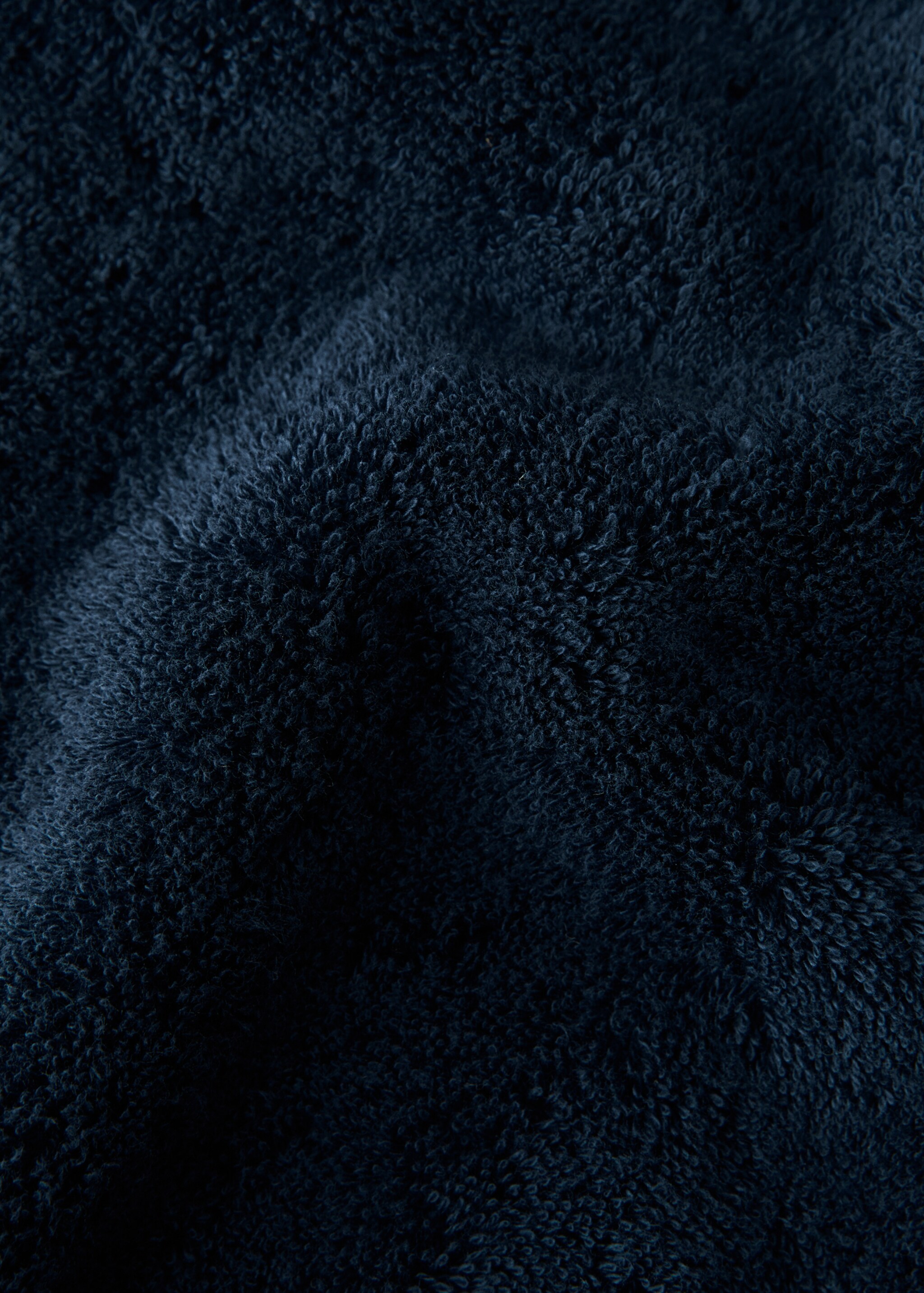 Duschtuch aus weicher Baumwolle - Detail des Artikels 1, Marineblau. Ref: 27001607-00.