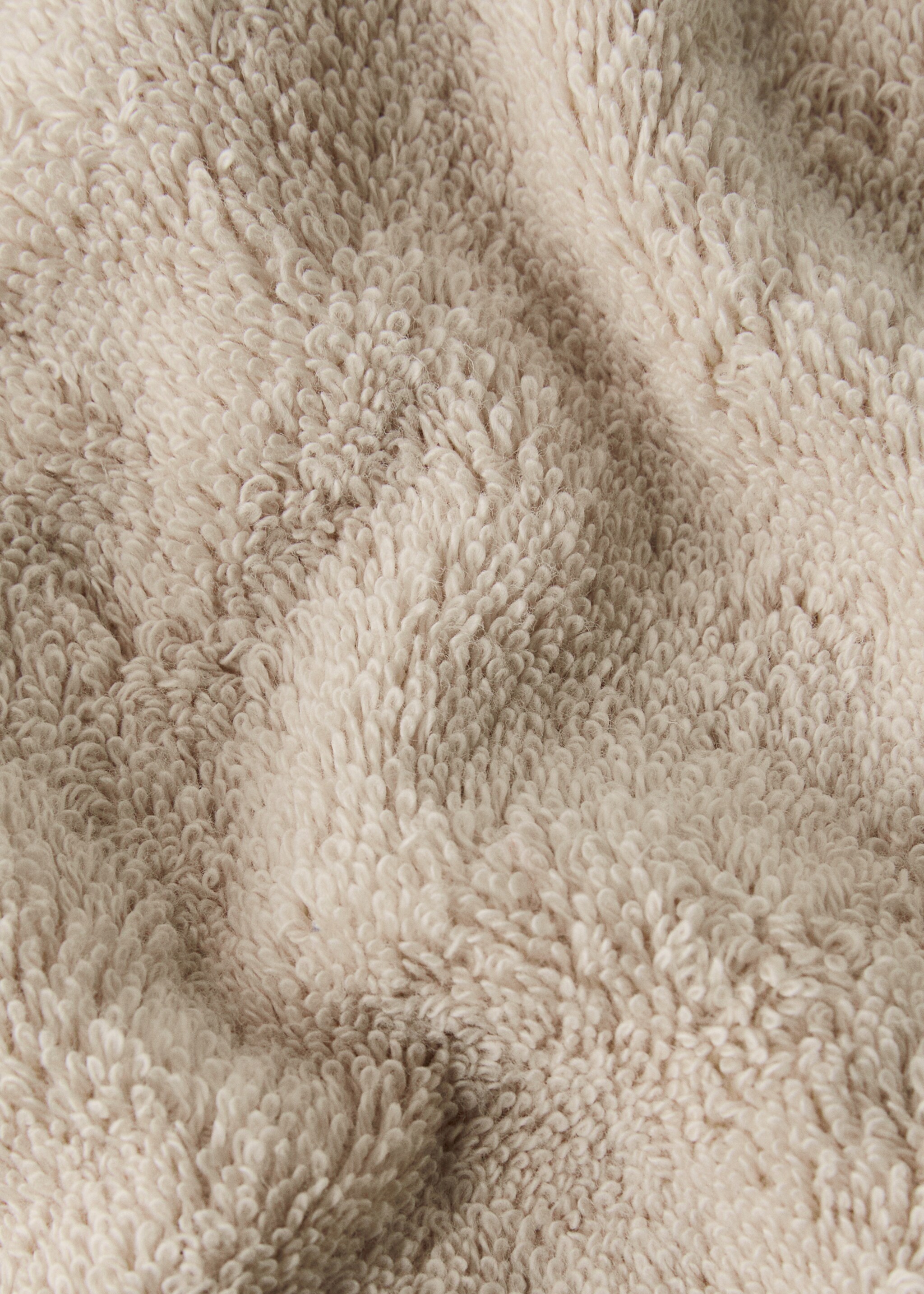 Ręcznik kąpielowy z miękkiej bawełny - Szczegóły artykułu 1, Piaskowy. Ref: 27001608-00.