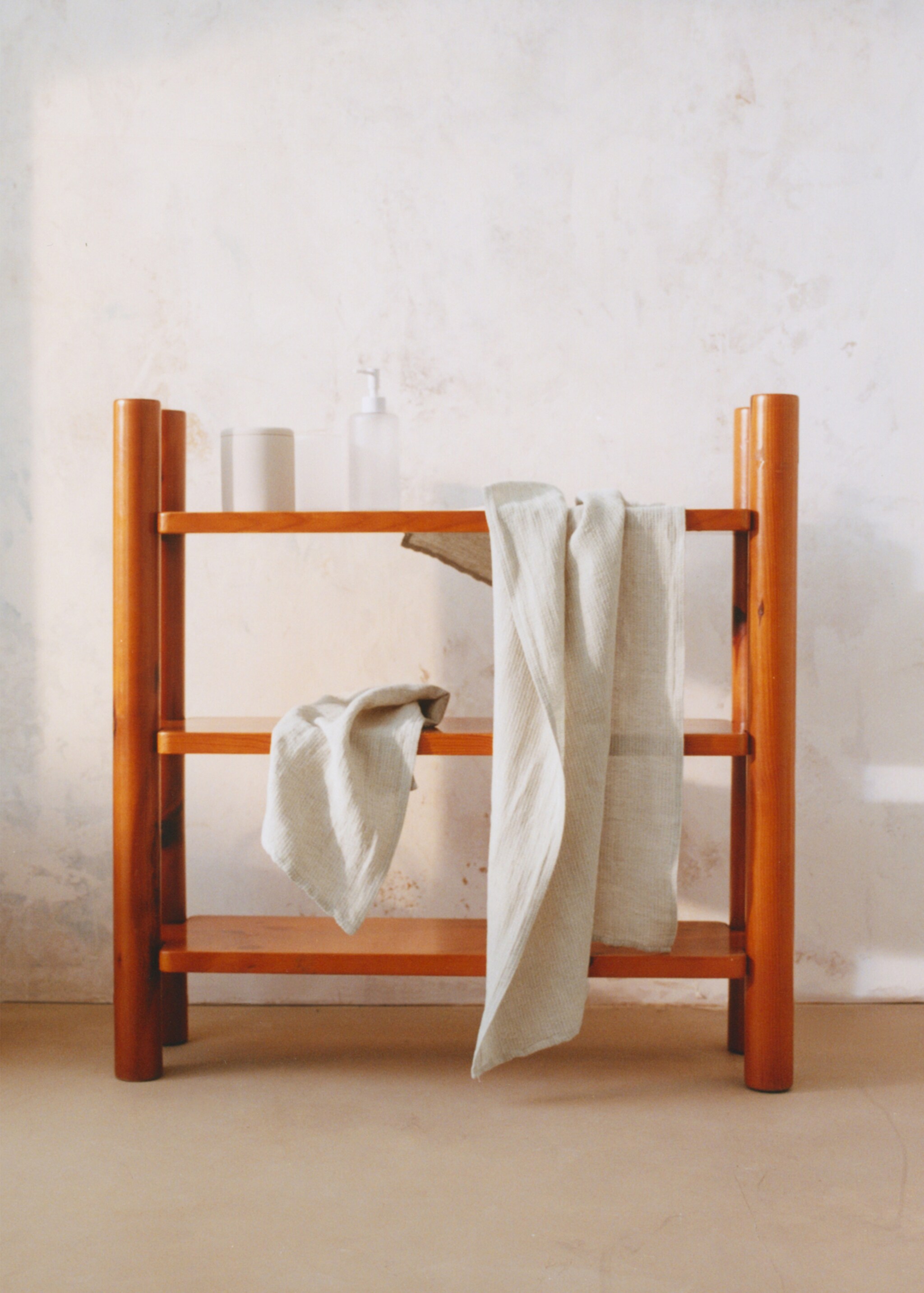 Πετσέτα χεριών mini waffle - Λεπτομέρεια του προϊόντος 6, Άμμος. Ref: 27001609-00.