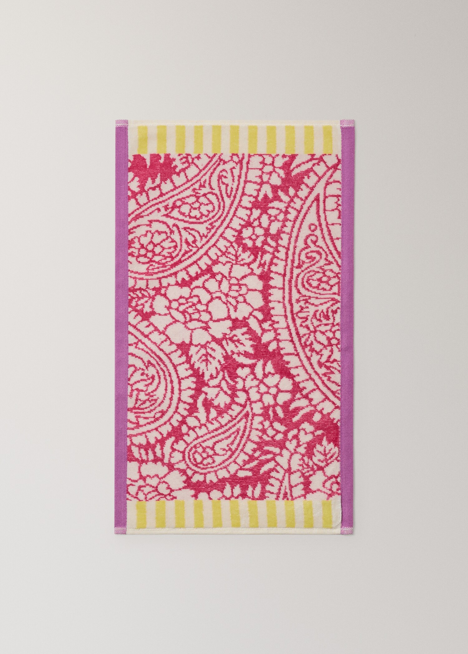 Πετσέτα χεριών από βαμβάκι ζακάρ πολύχρωμη - Λεπτομέρεια του προϊόντος 3