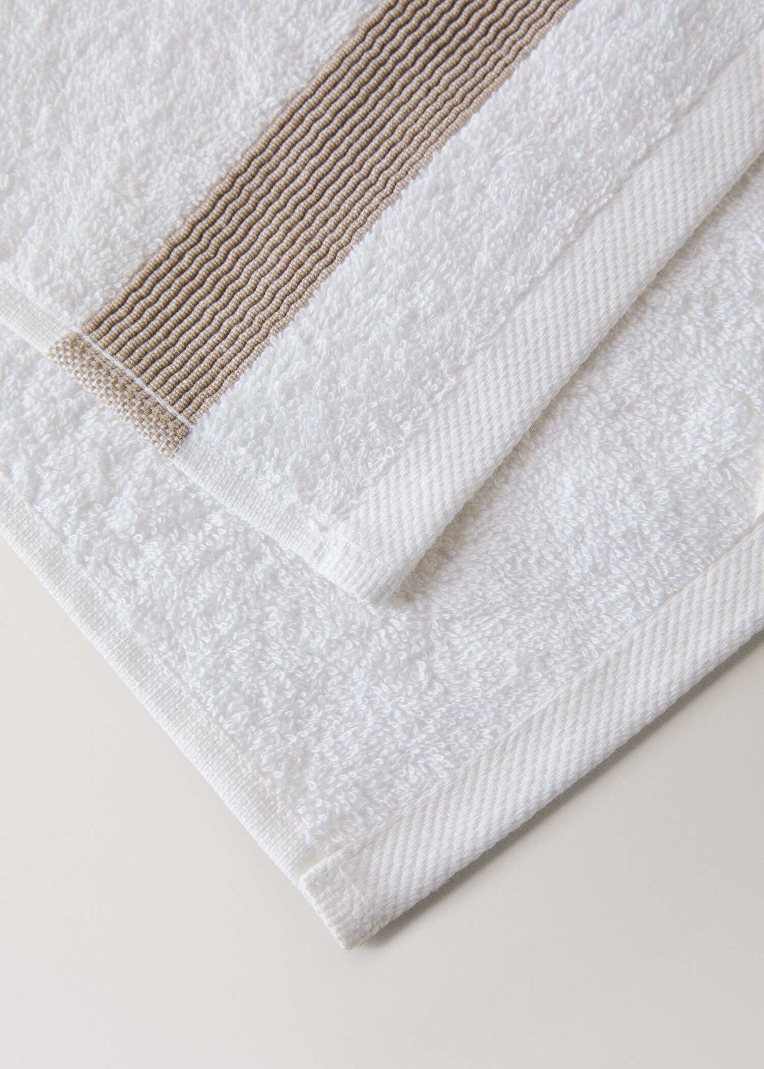 Ručník na ruce z bavlněného žakáru s vícebarevnými pruhy - Detail zboží 2