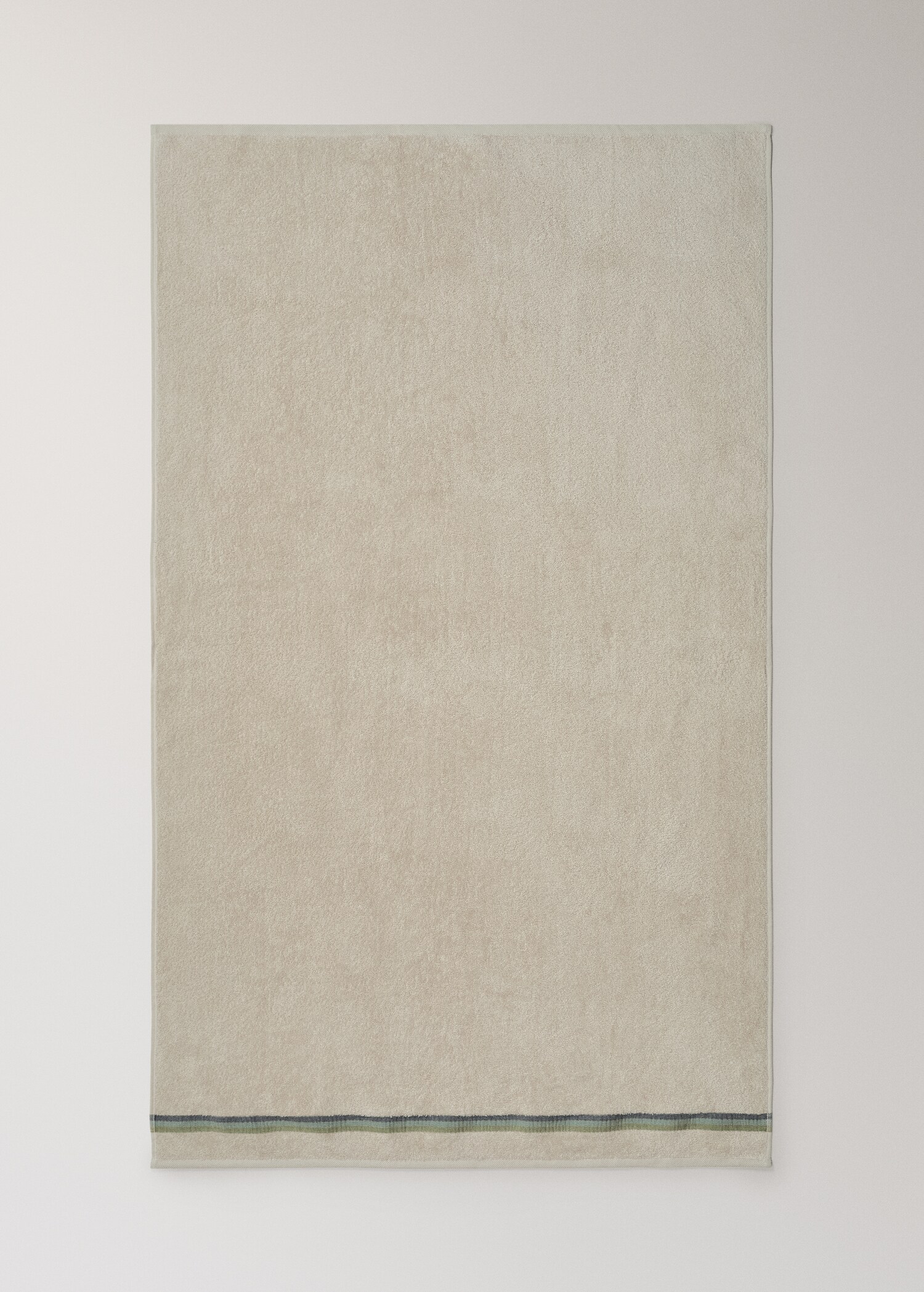 Bath towel with striped trim - Details of the article 3