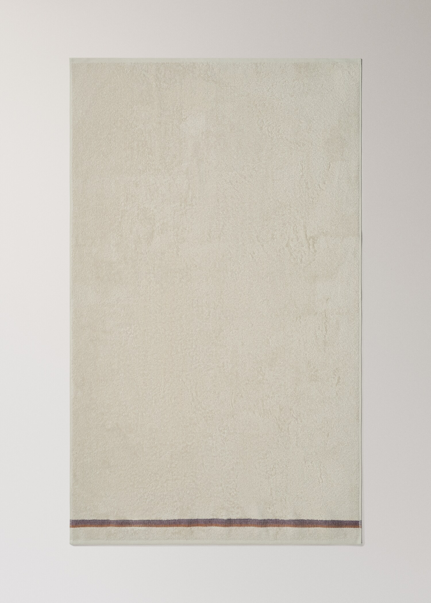 Bath towel with striped trim - Details of the article 3