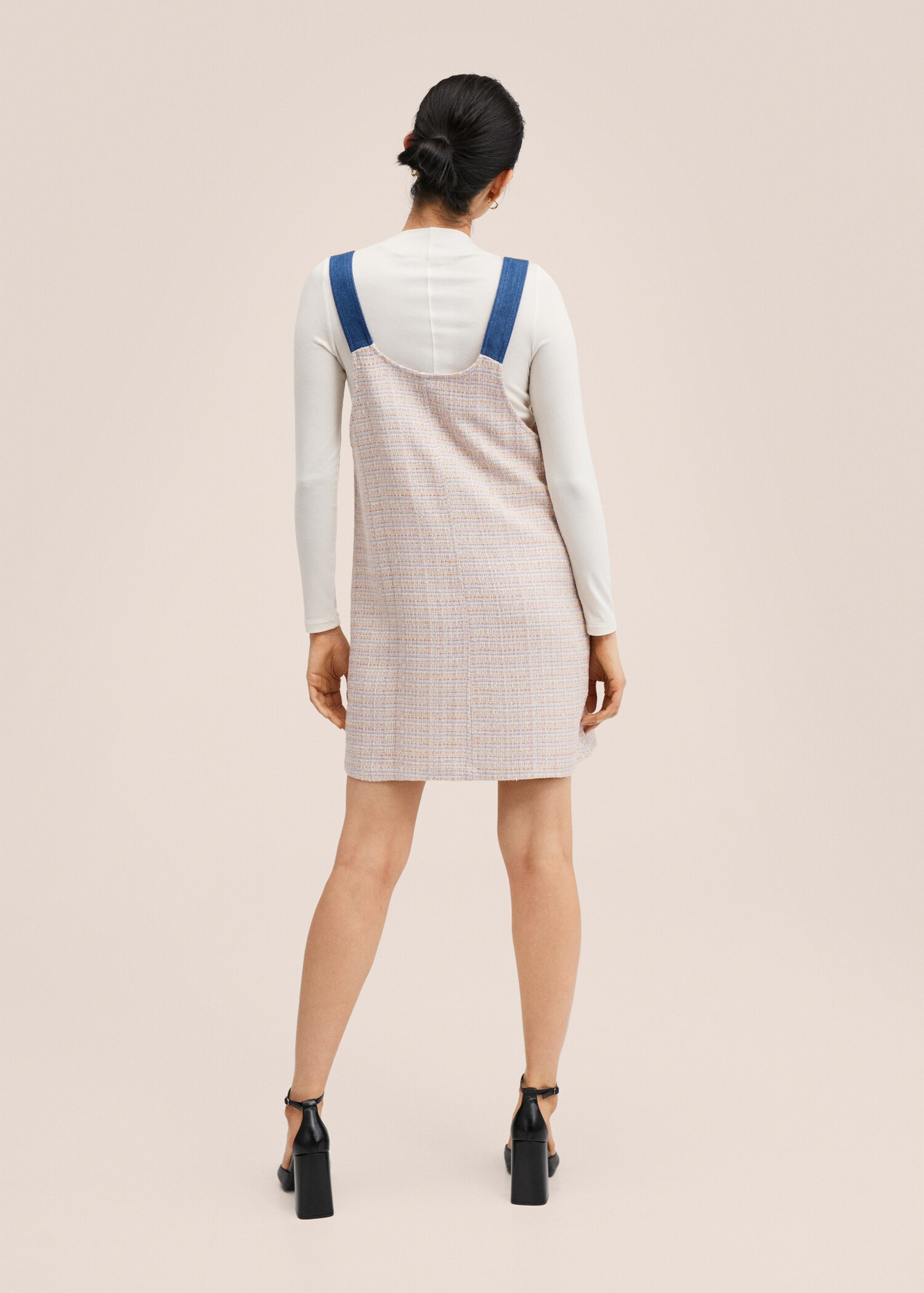 Robe chasuble tweed poches - Verso de l’article