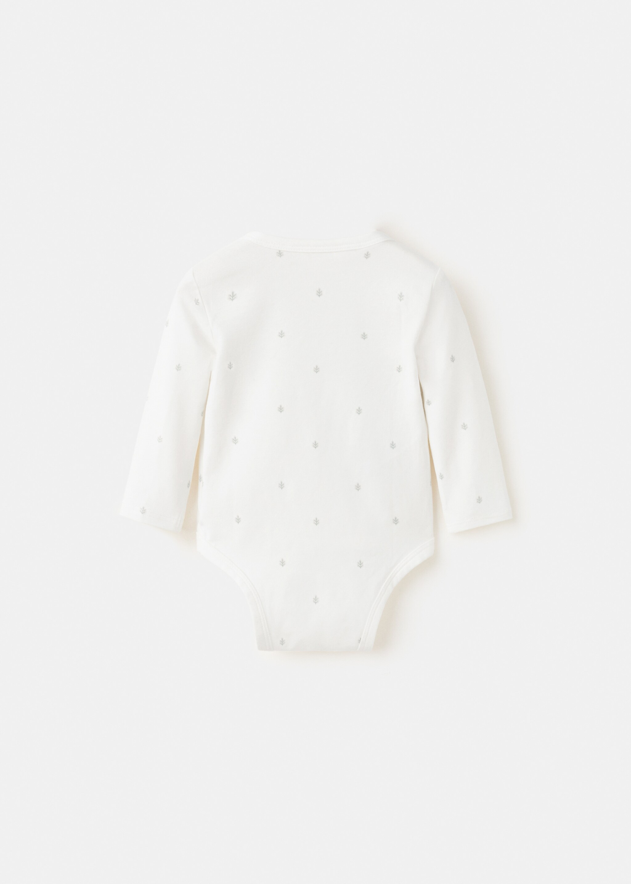 Printed cotton body - Reverse of the article, Off White. Ref: 27002006-00.