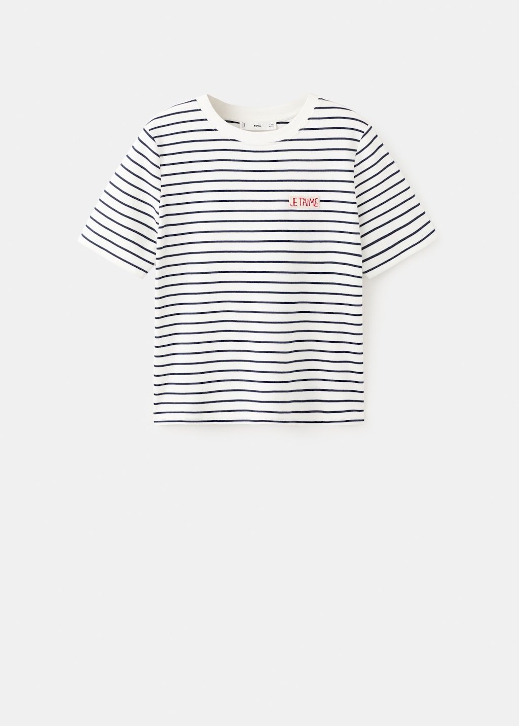 Striped shirt with embroidered details - image 5