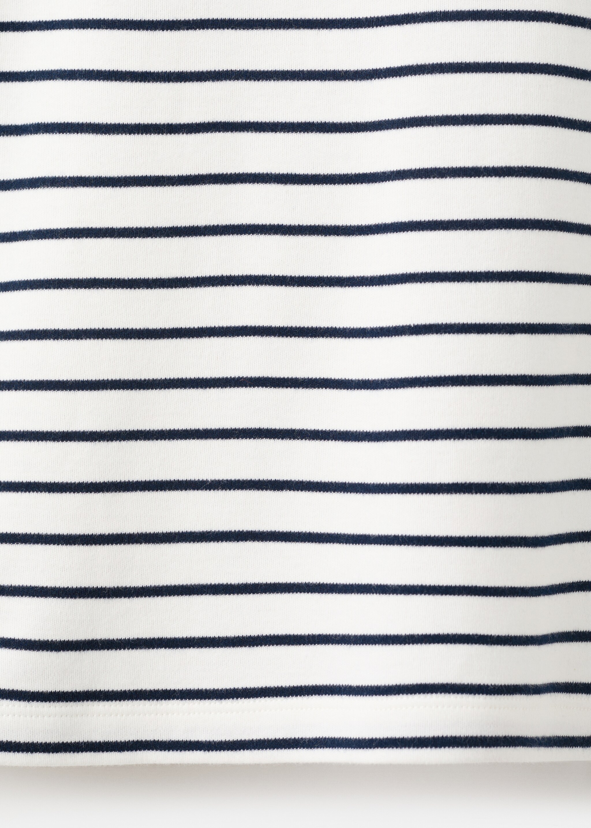 Camisa rayas detalles bordados - Detalle del artículo 0, Azul marino. Ref: 27002543-00.