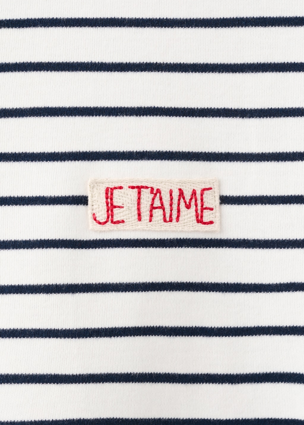 Striped shirt with embroidered details