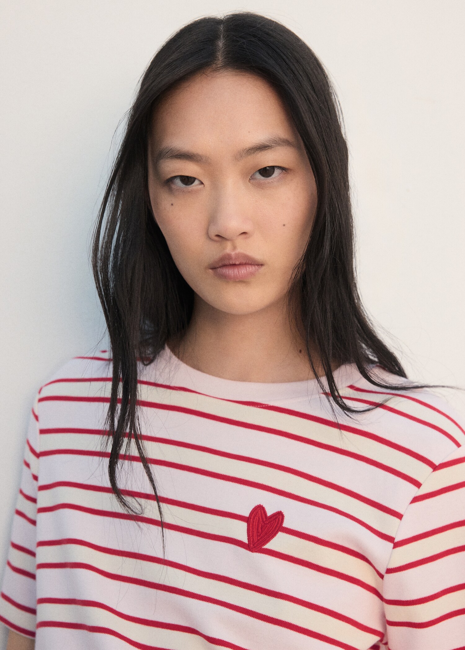 Camisa rayas detalles bordados - Detalle del artículo 1