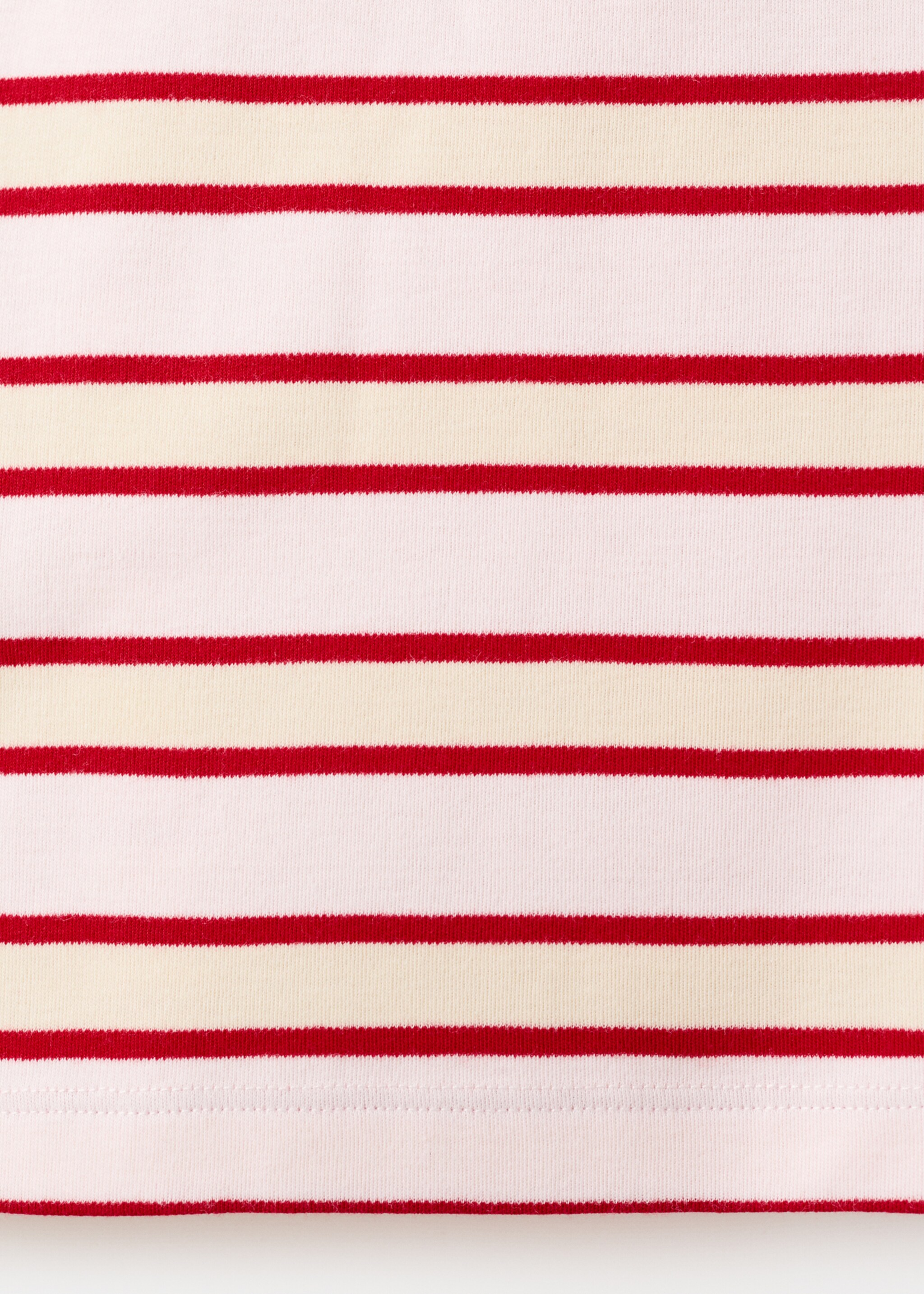 Camisa rayas detalles bordados - Detalle del artículo 8, Rojo. Ref: 27002543-00.