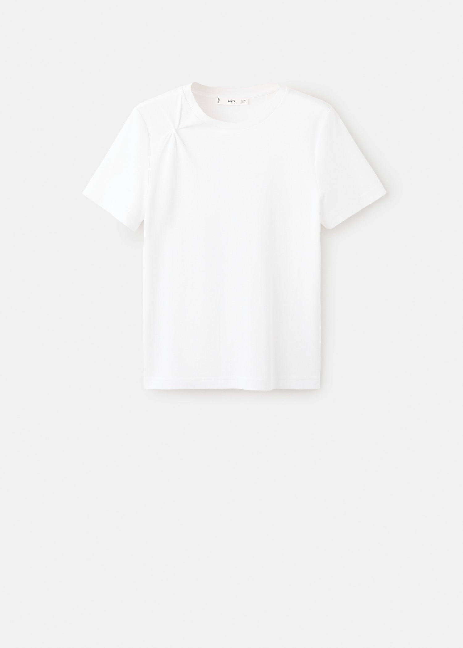 Samarreta cotó detall frunzit - Article sense model