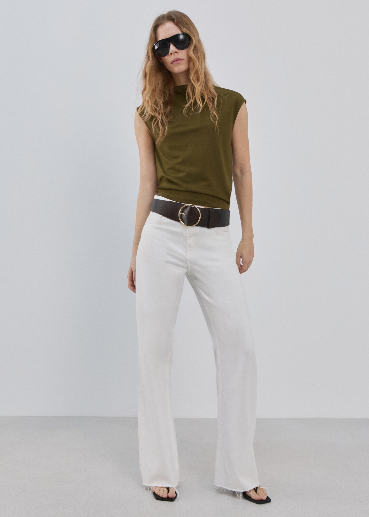 Camiseta cuello asimétrico fruncidos - Detalle del artículo 2