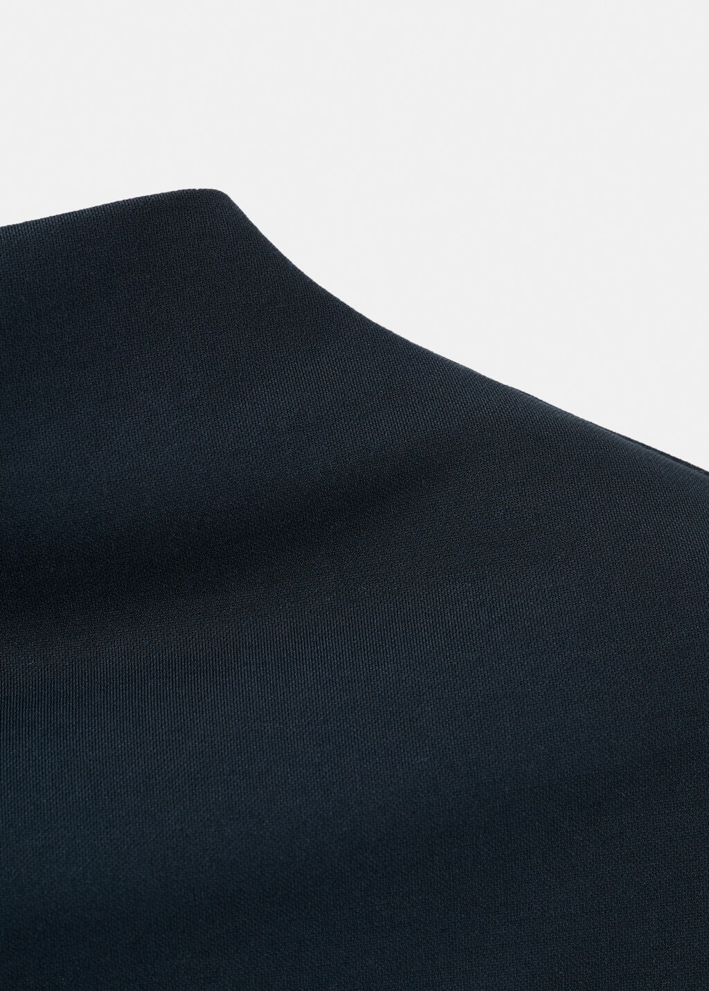 T-shirt with gathered asymmetrical neck - image 4