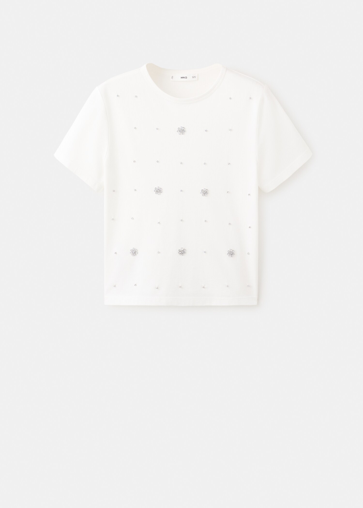 Camiseta algodón strass - Artículo sin modelo
