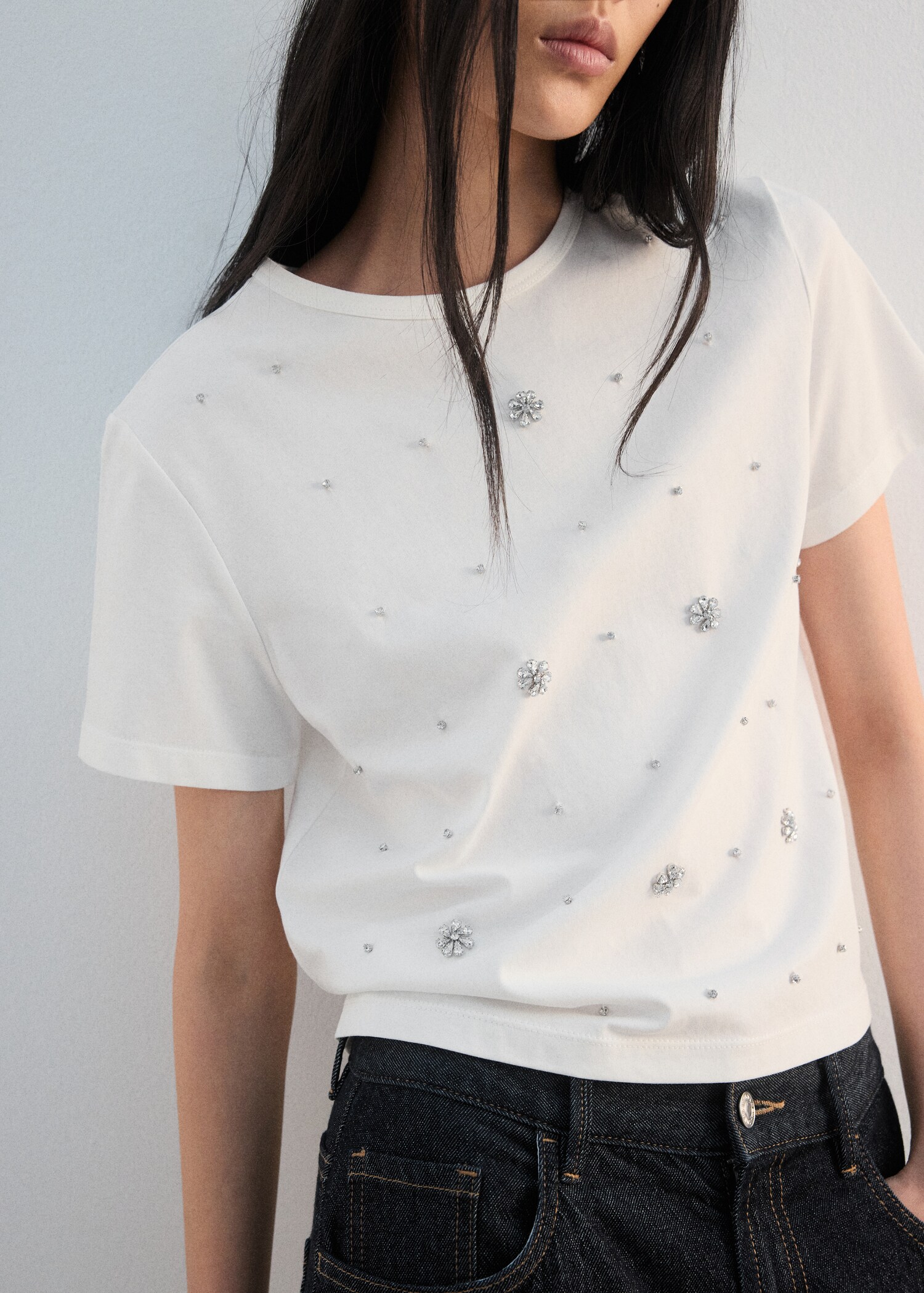 Camiseta algodón strass - Detalle del artículo 6