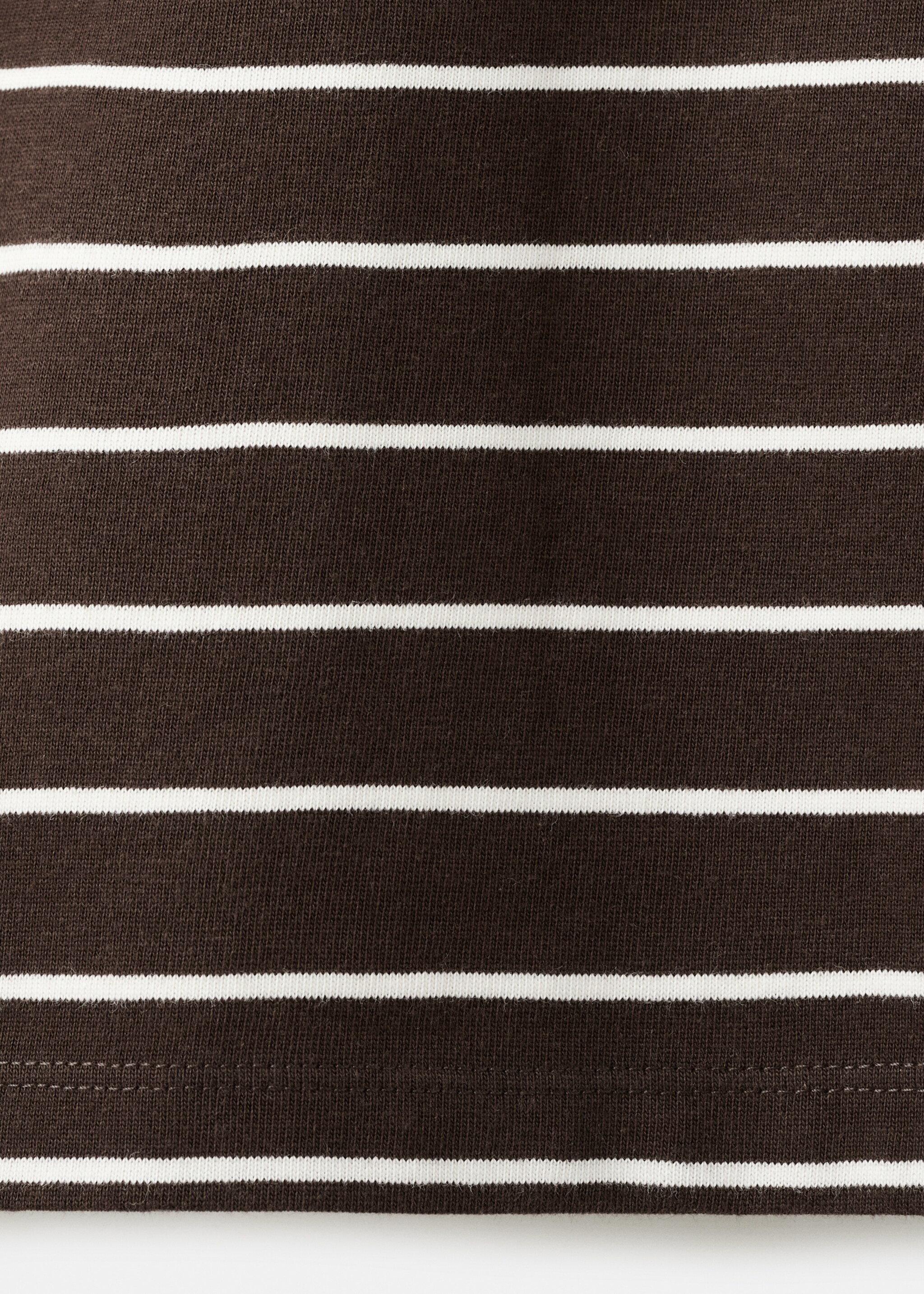 条纹棉质T恤 - null, 褐色. Ref: 27002549-00.