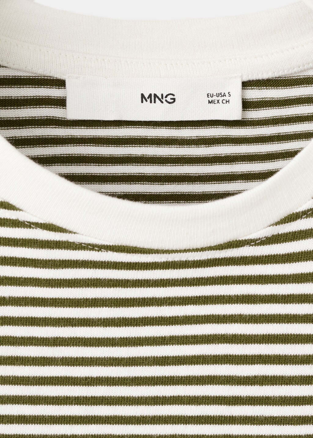 Mango Striped cotton T-shirt thumbnail