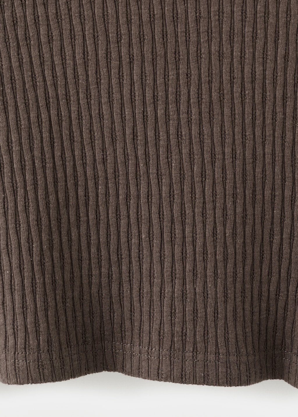 Knitted short-sleeve t-shirt