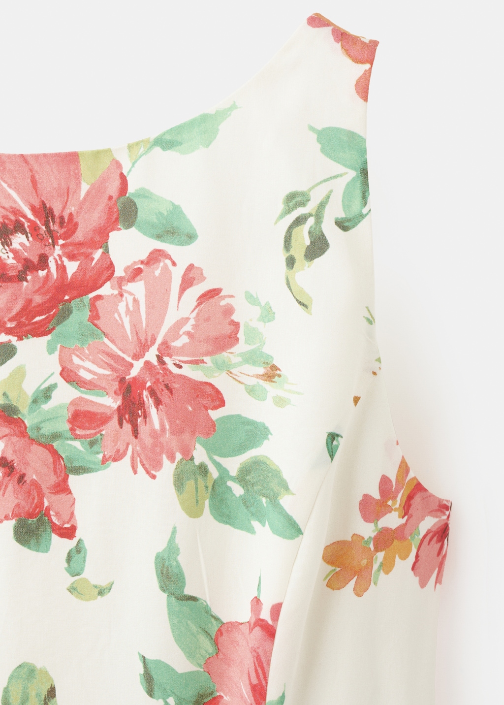 Mango Floral-print flared dress