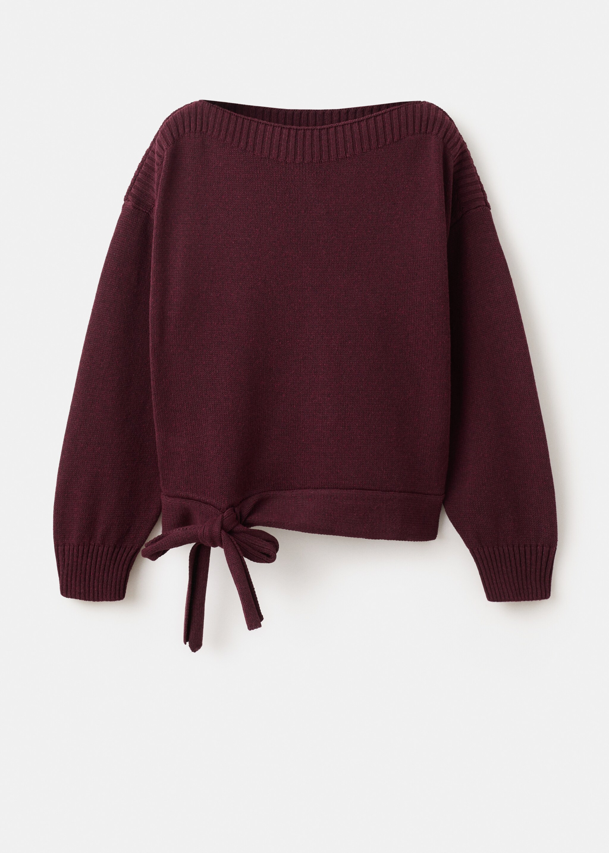 Pull-over en maille fine - Article sans modèle, Grenat. Ref: 27002555-00.