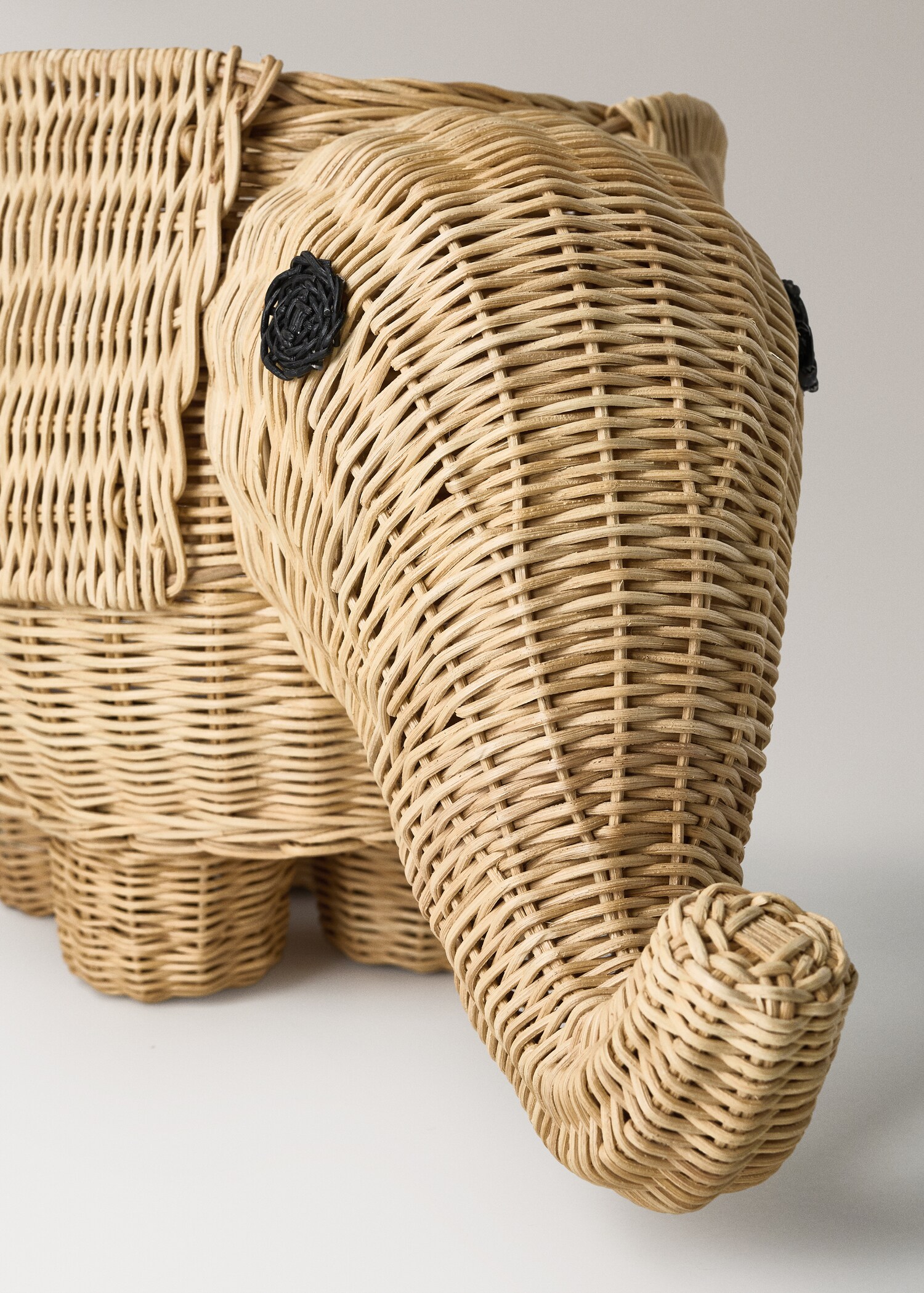 Panier enfant en rotin éléphant - Détail de l'article 2
