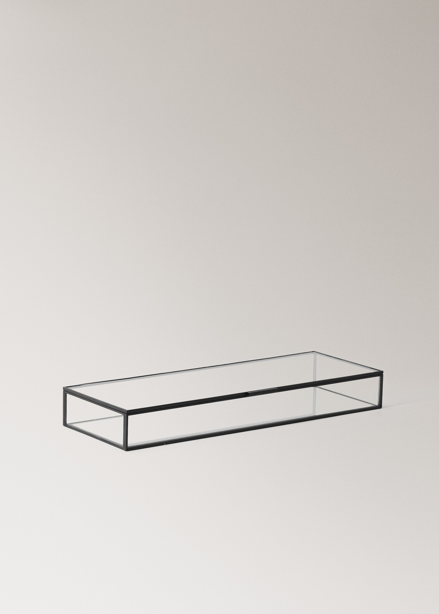 Middelgroot sieradenkistje met metalen rand - Detail van het artikel 1