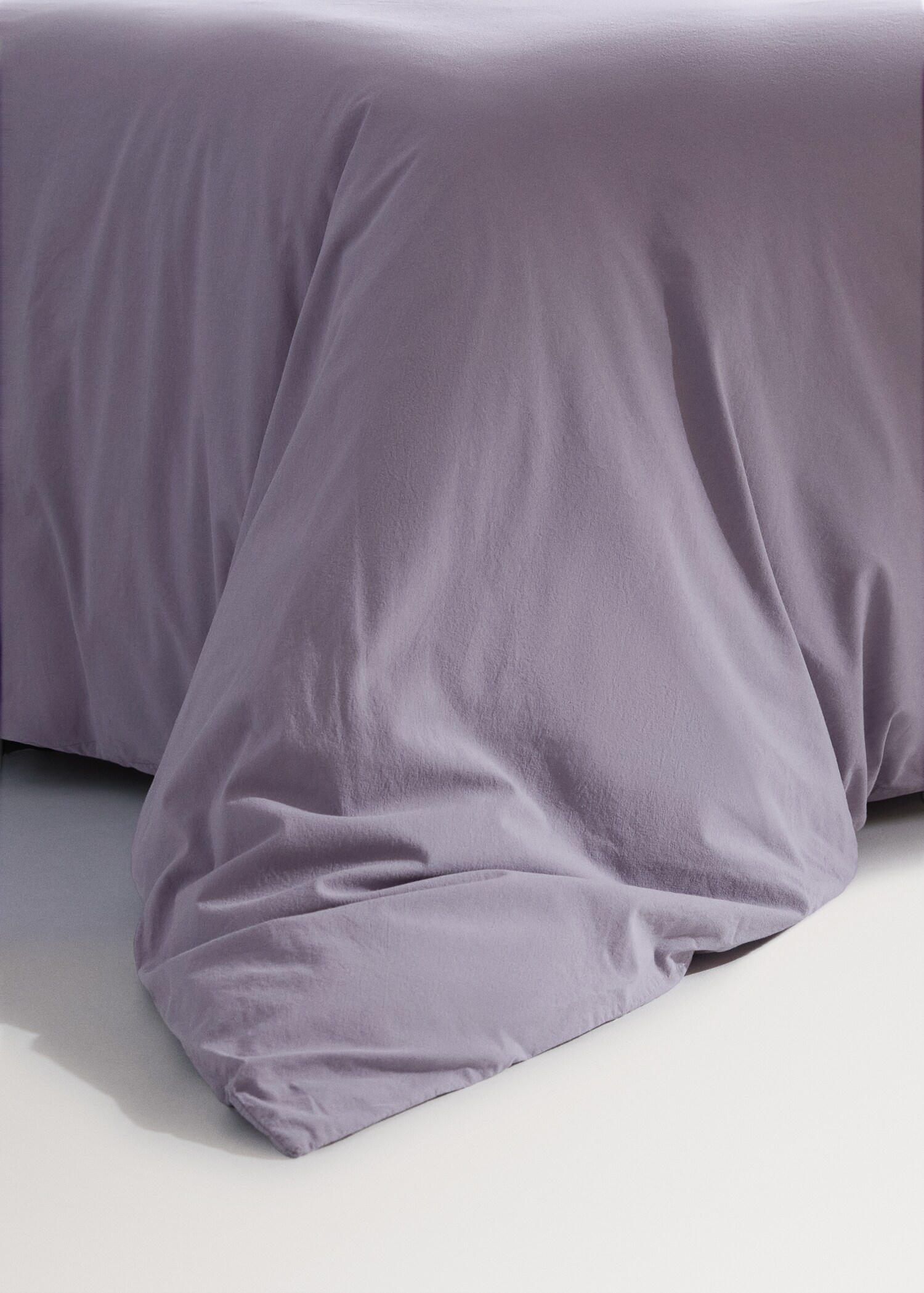 Garment-dyed cotton duvet cover Bed 135/140 cm - Details of the article 8