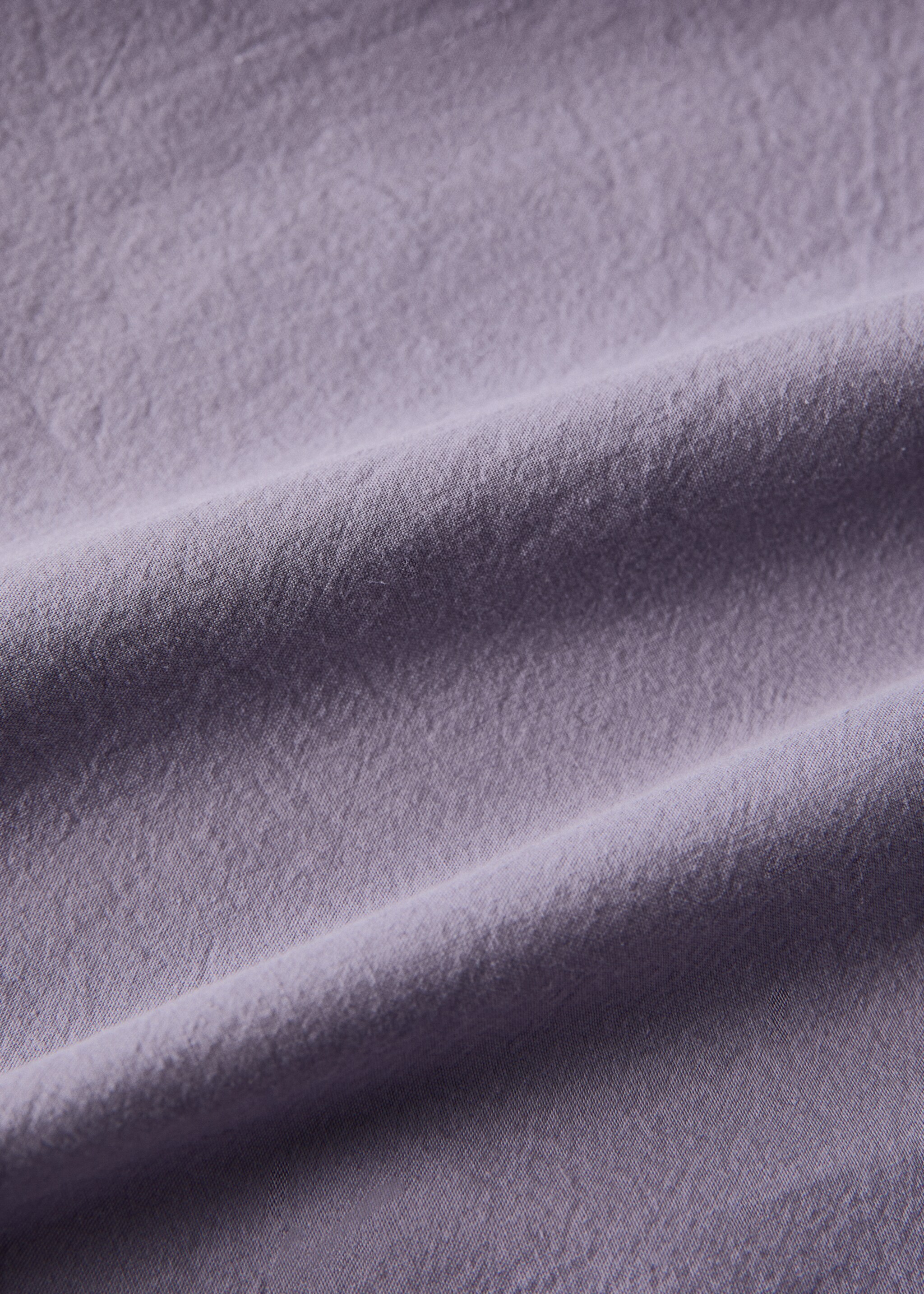 Baumwoll-Bettbezug garment-dyed Bett 180/200 cm - Detail des Artikels 1, Helllila/Pastelllila. Ref: 27002921-00.