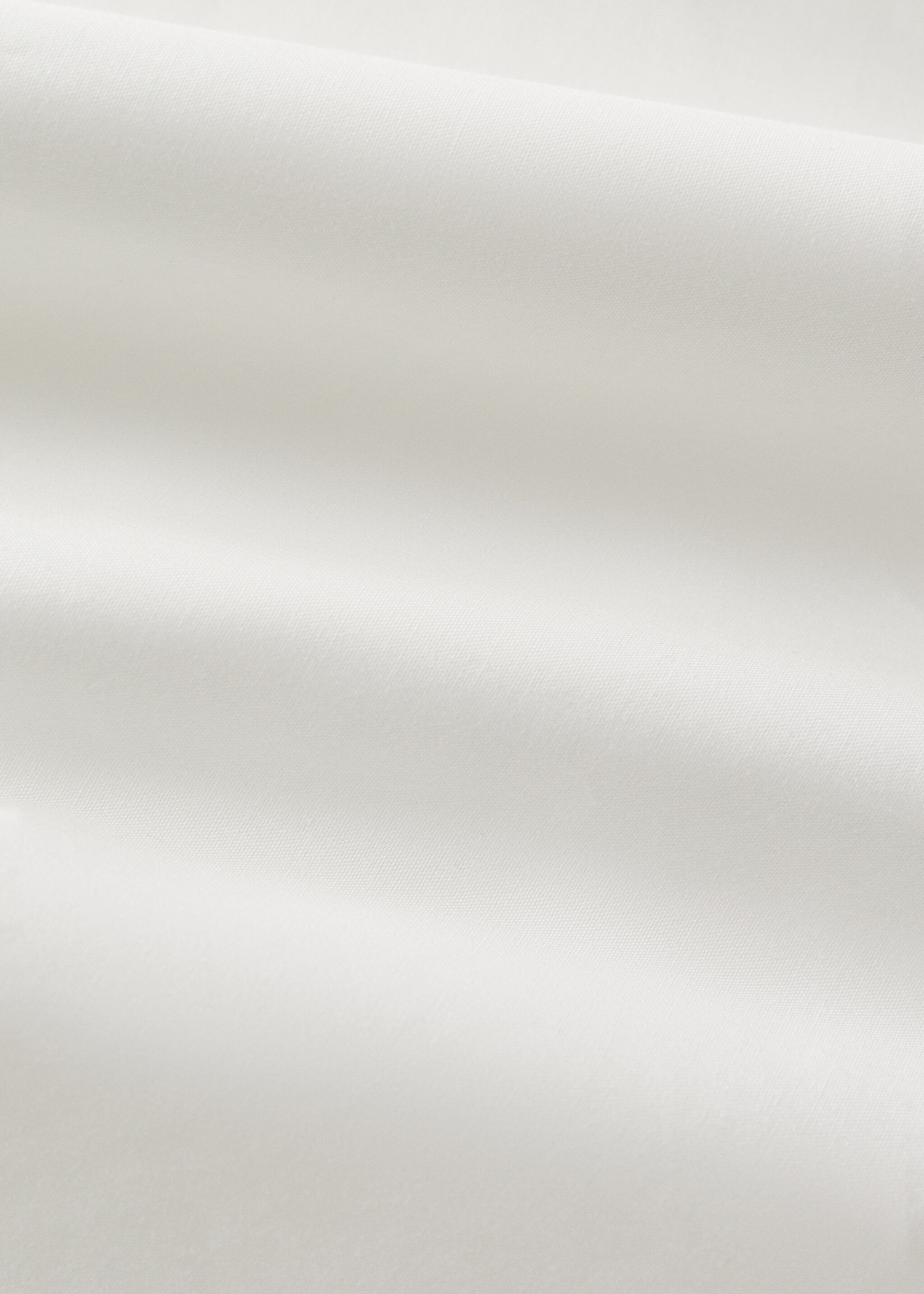 200-thread count percale cotton duvet cover for 150/160 cm bed - Details of the article 1, Ecru. Ref: 27002924-00.