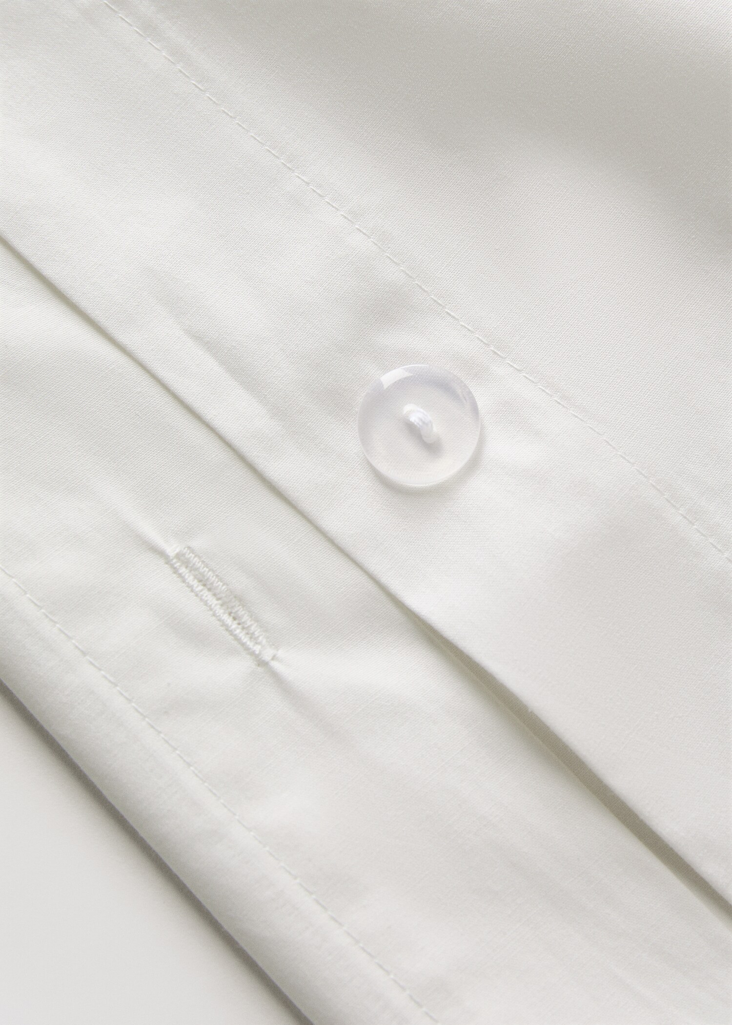 200-thread count percale cotton duvet cover for 150/160 cm bed - Details of the article 2